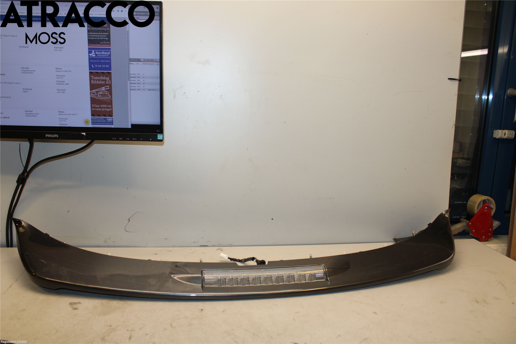 Toyota RAV4 13-18 Spoiler Bakluke