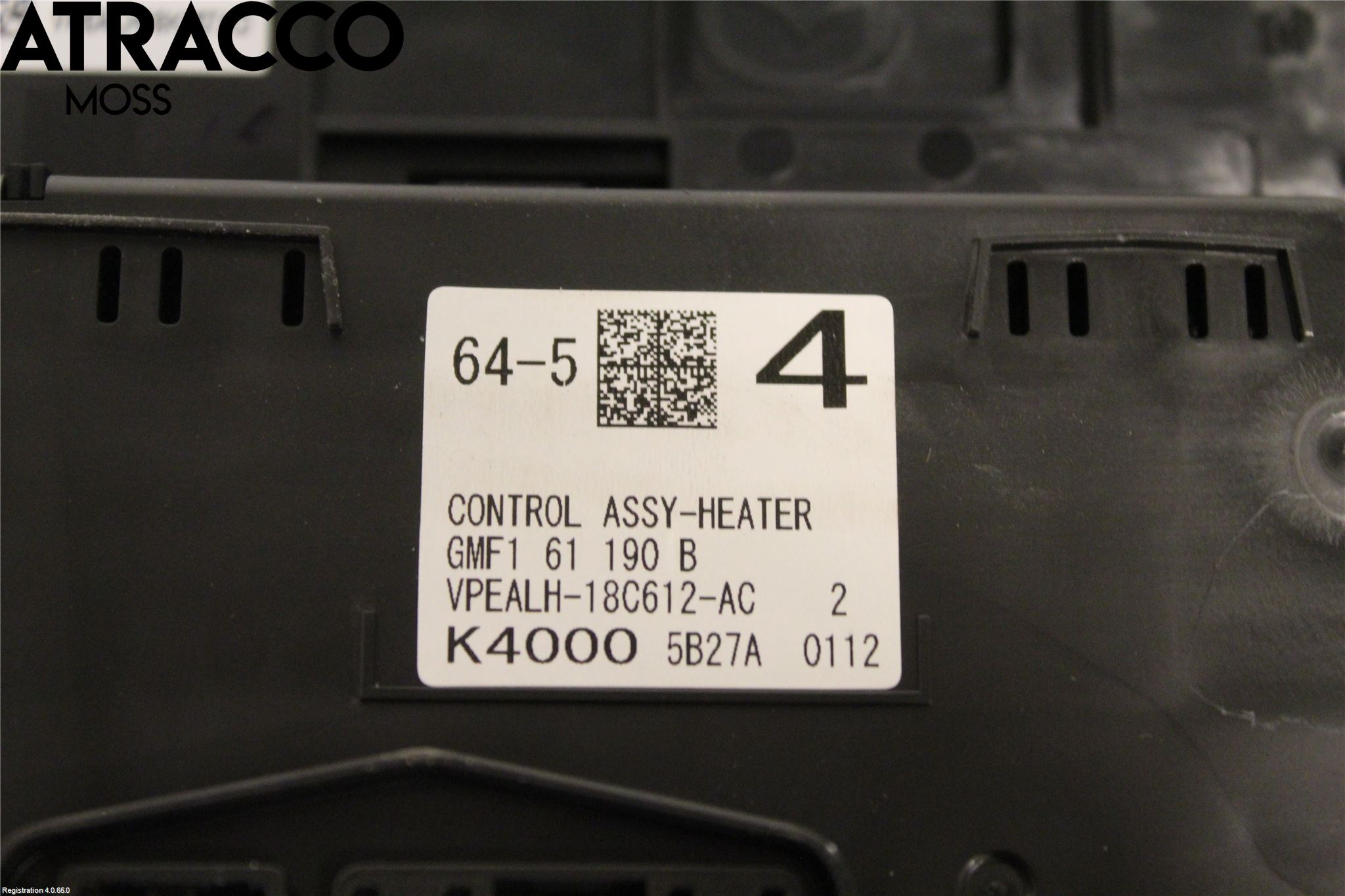 Mazda 6 13- Varme Ac Betjening-Display