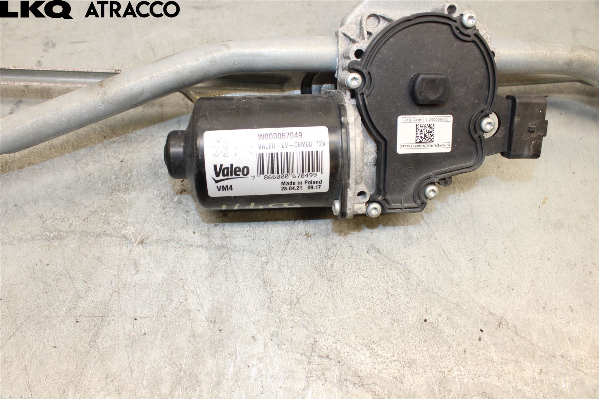 Peugeot EXPERT/E-EXPERT 17- Viskermotor Frontrute