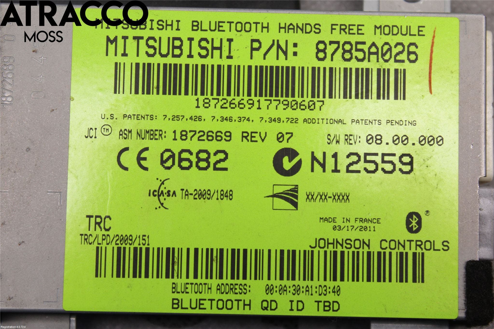 Mitsubishi OUTLANDER 07-12 Styreenhet Øvrig