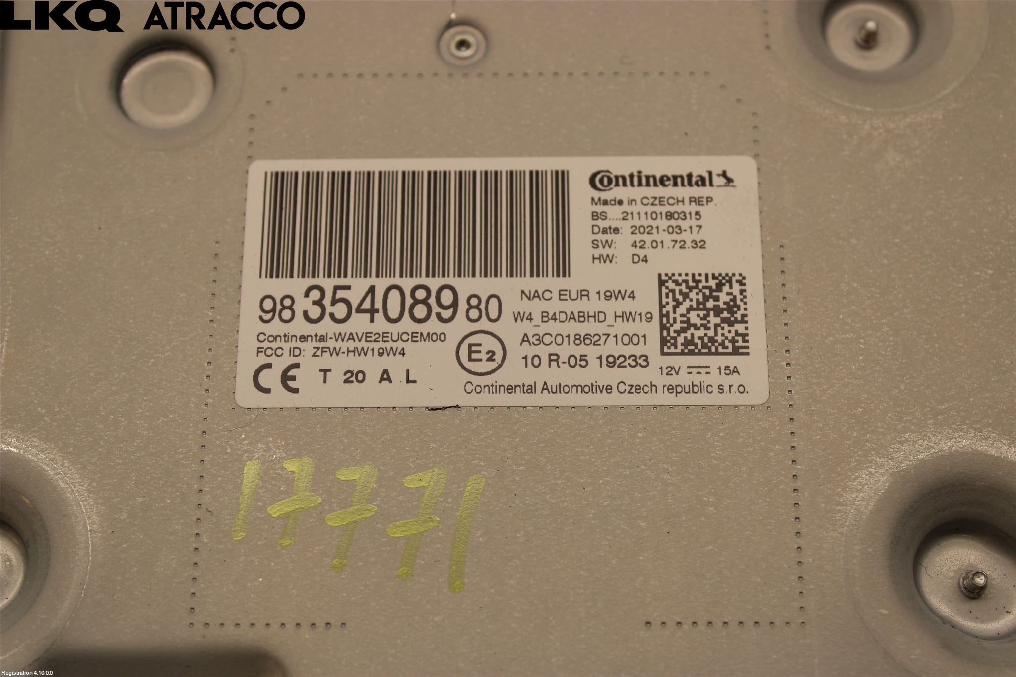 Peugeot 2008/E-2008 20- Stereo Antenne Radio-Tv