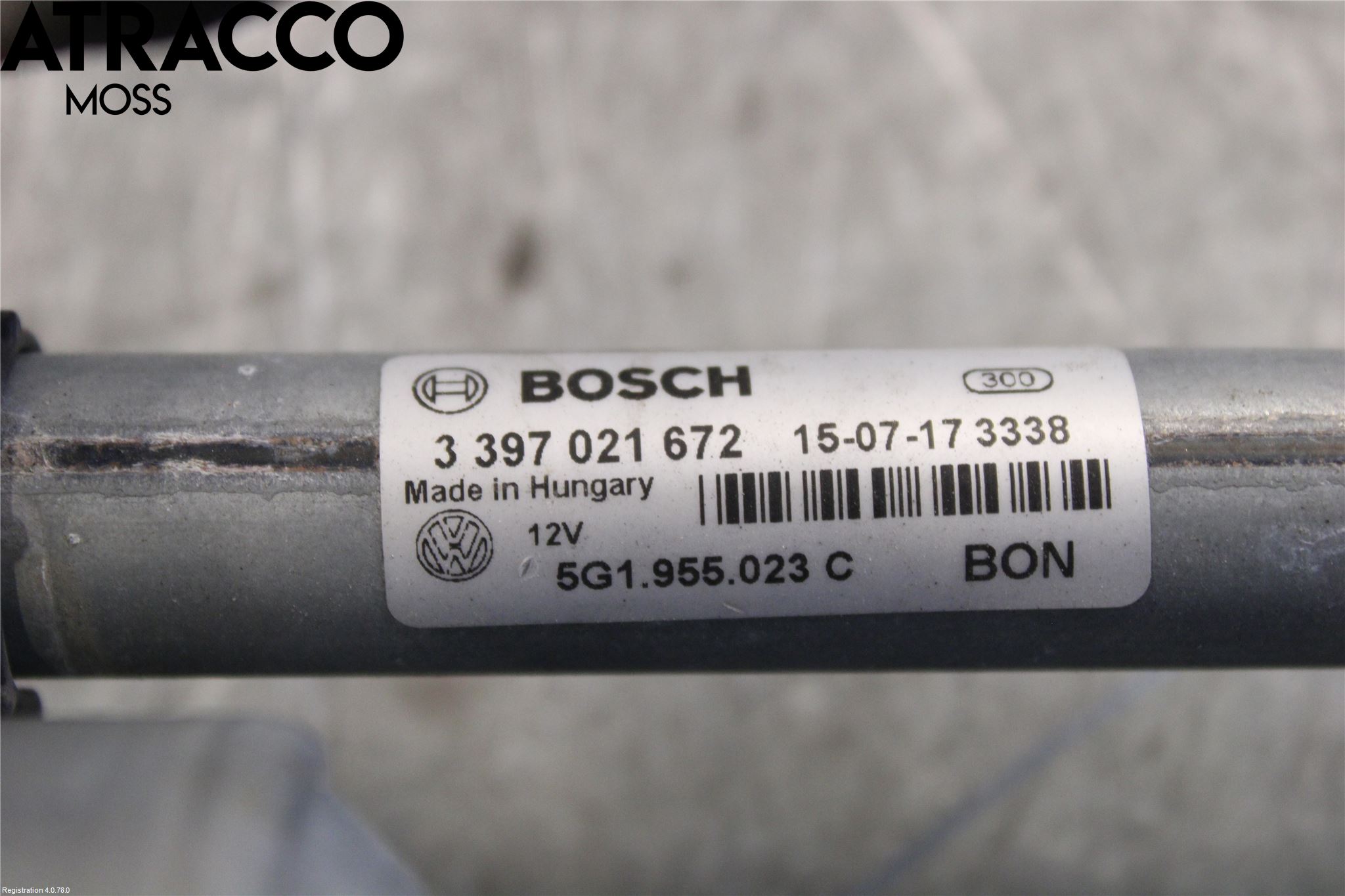 Volkswagen VW GOLF / E-GOLF VII 13-20 Viskermotor Frontrute