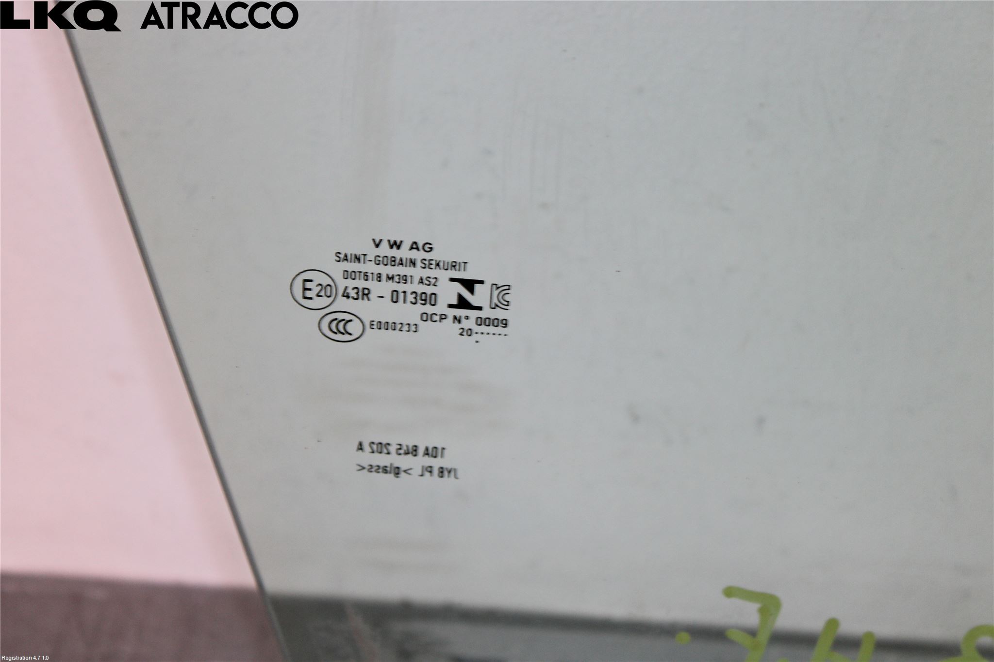 Volkswagen VW ID.3 21- Dørrute Foran Høyre 4 Dørs