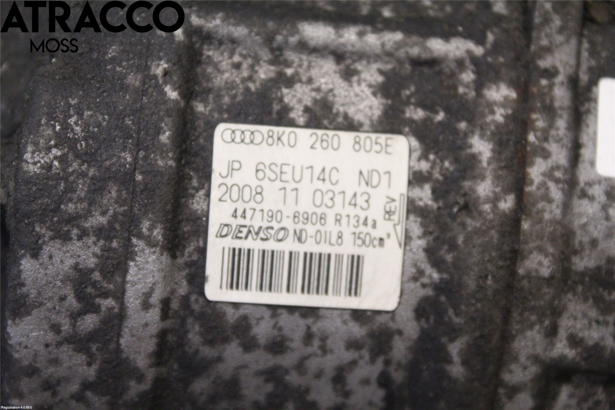 Audi A4/S4 08-11 Varme Ac Kompressor