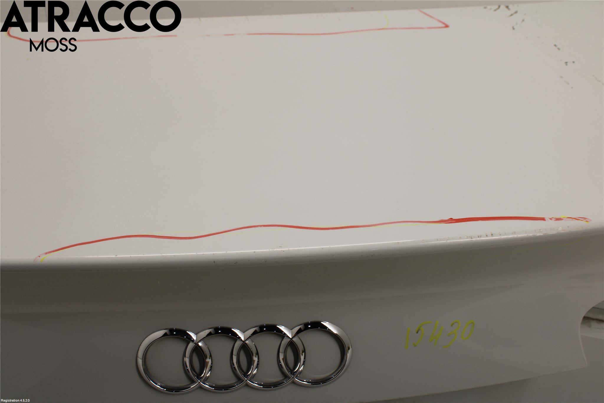 Audi A4/S4 08-11 Bakluke Koffertlokk