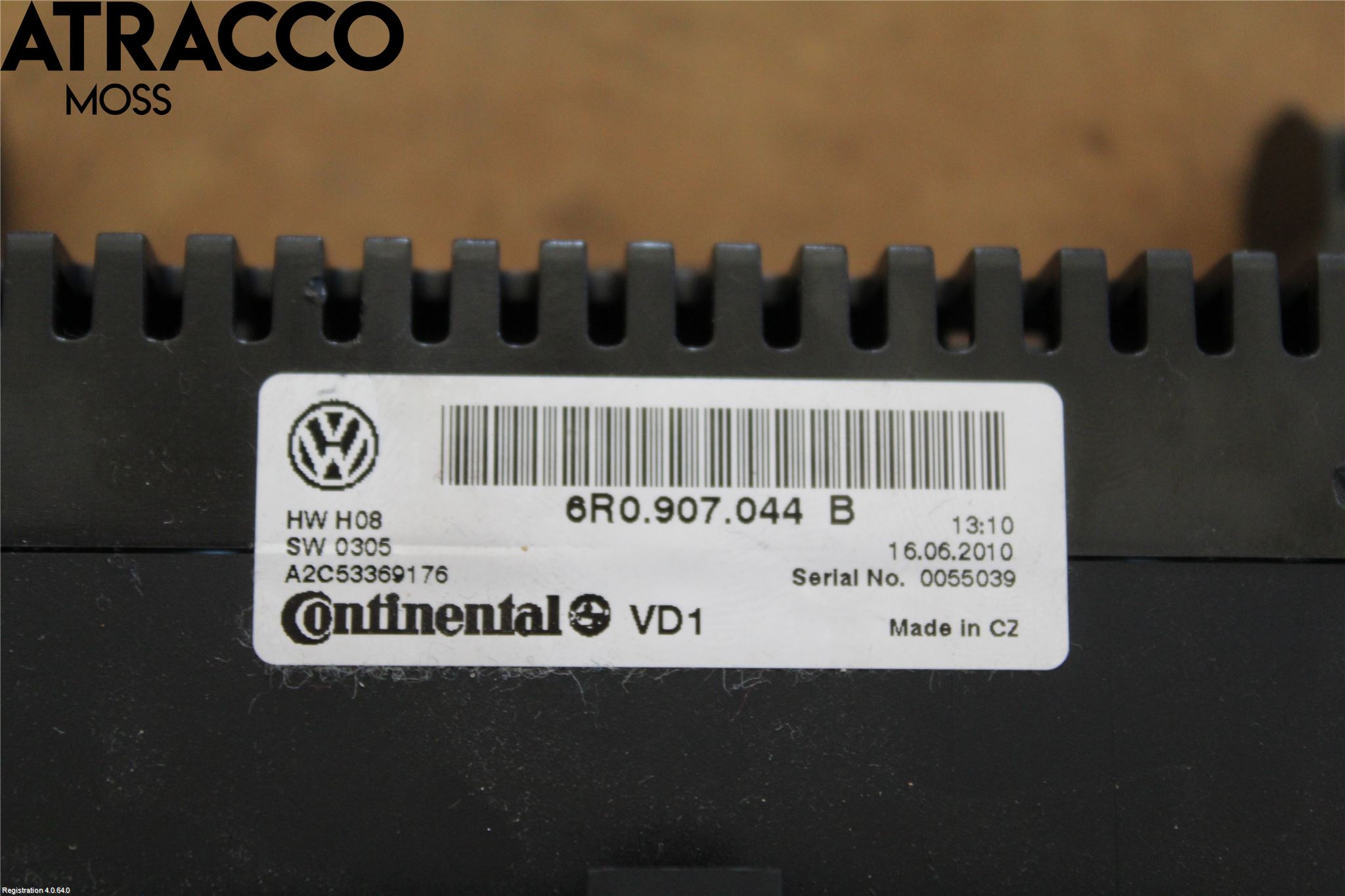 Volkswagen VW POLO 10-17 Varme Ac Betjening-Display