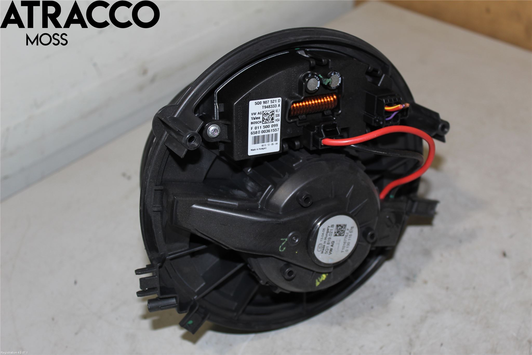 Volkswagen VW GOLF / E-GOLF VII 13-20 Varme Ac Varmeapparatvifte