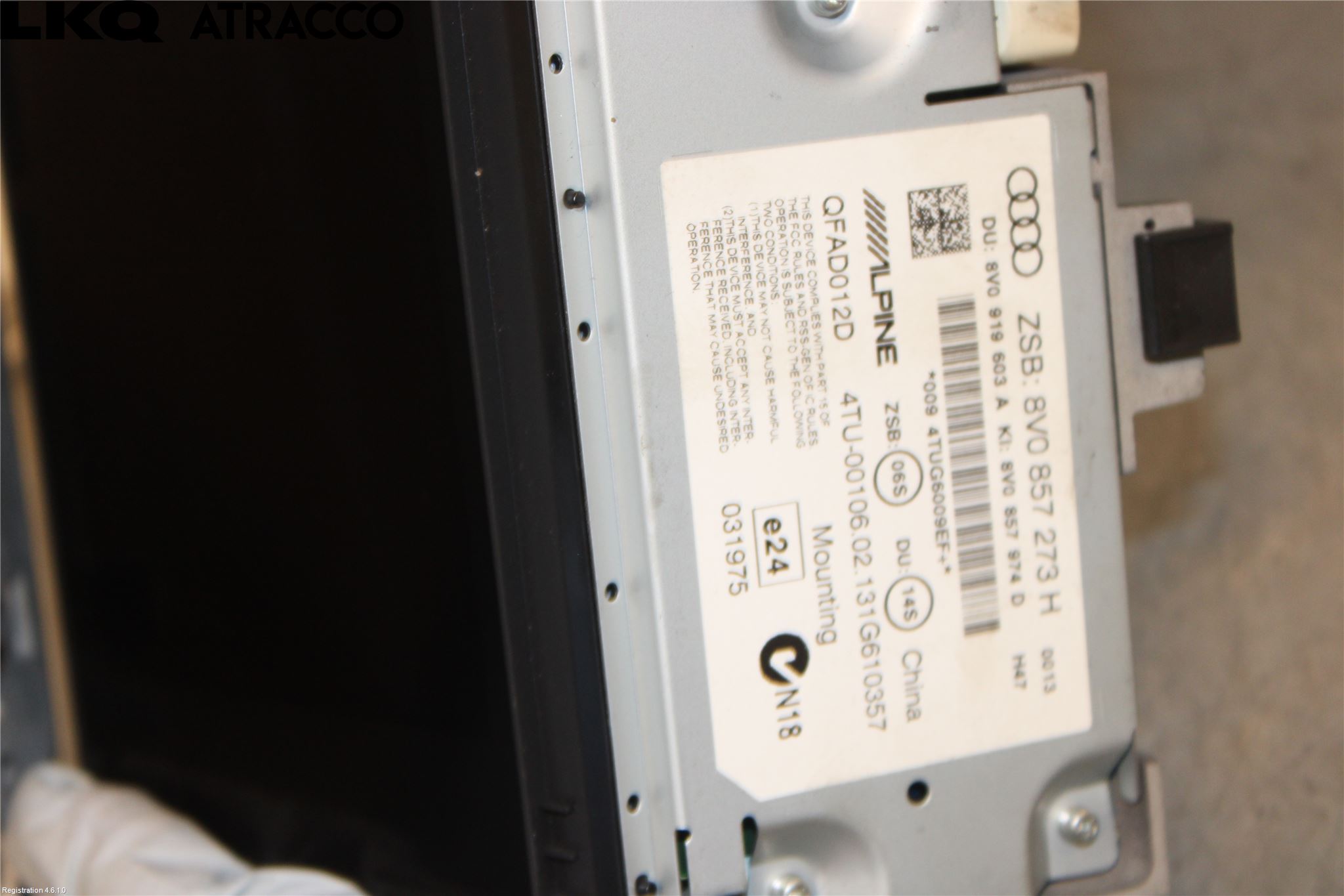 Audi A3/S3 05-13 Multifunktionsdisplay