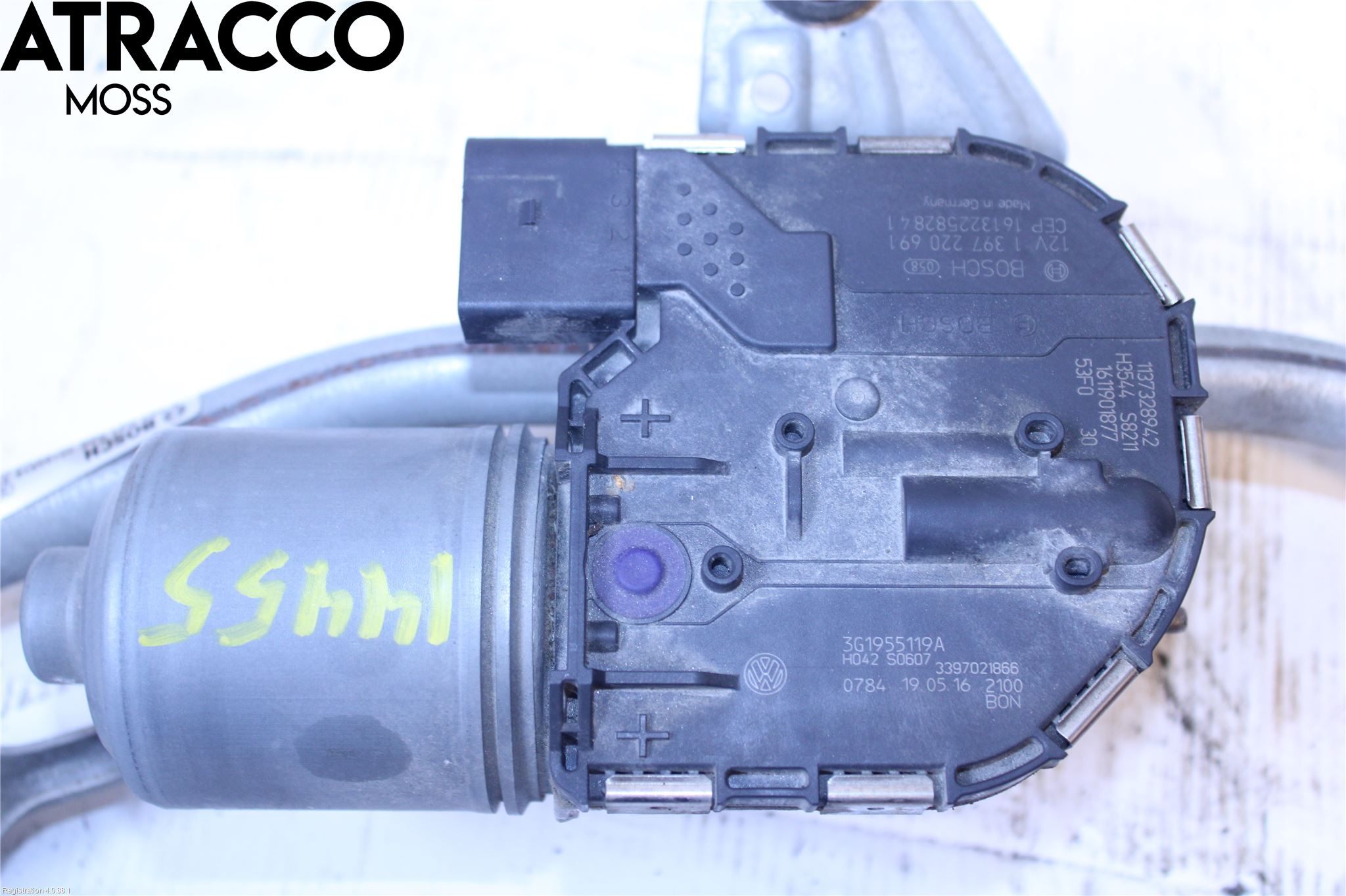 Volkswagen VW PASSAT 15-19 Viskeroverføring Frontrute