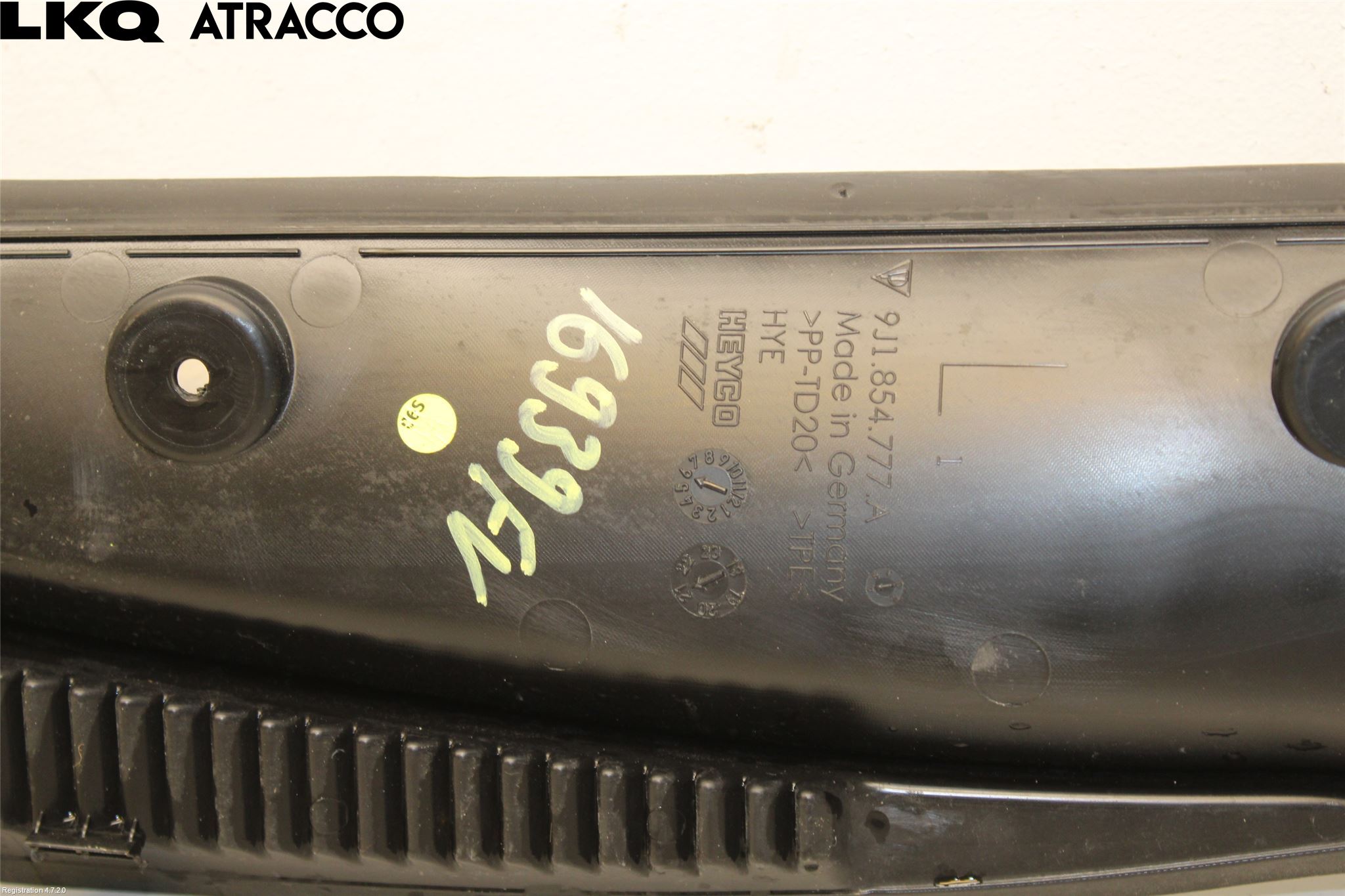 Porsche TAYCAN 20- Innr Deksel A-B-C Stolpe