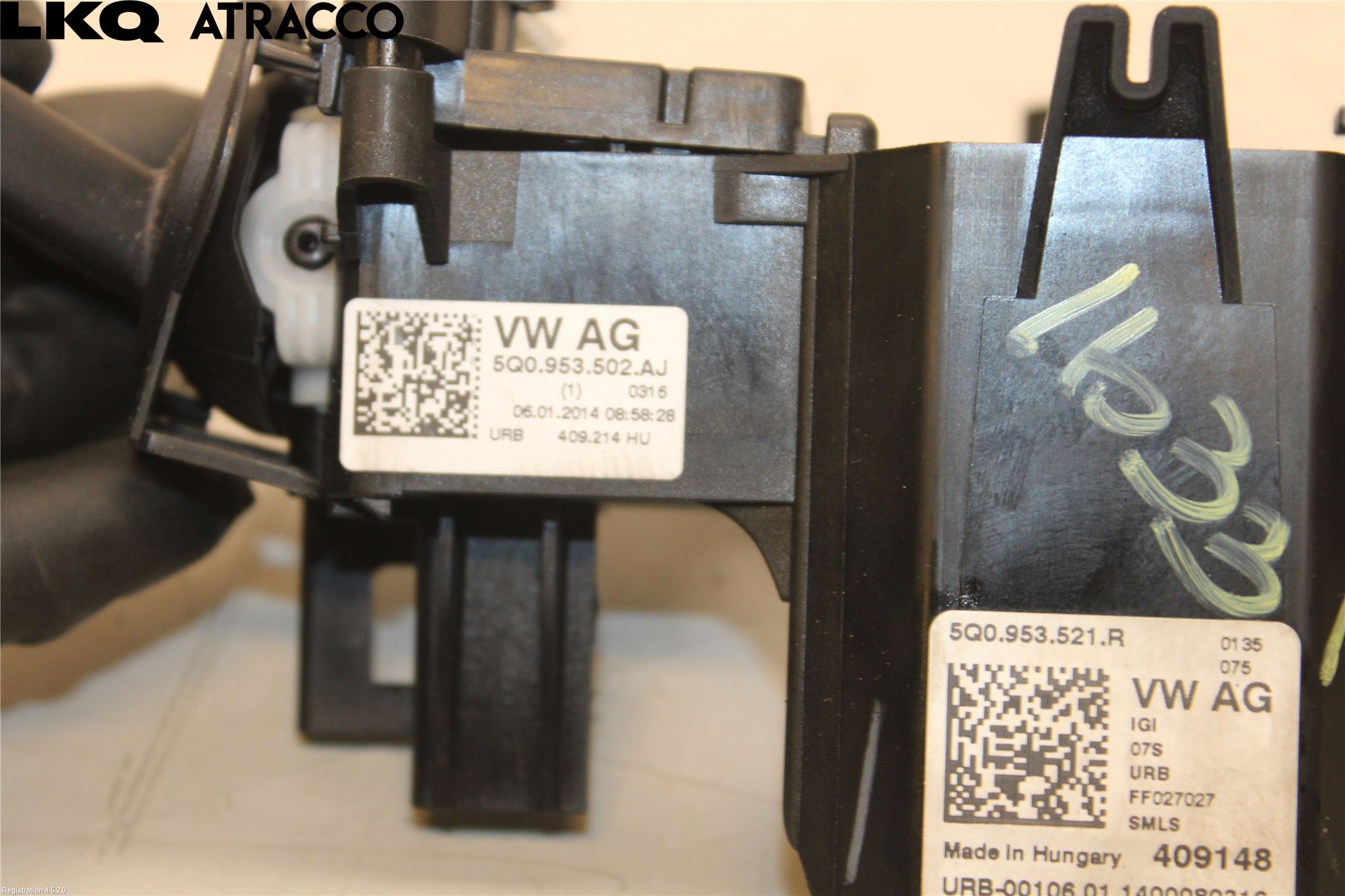 Volkswagen VW GOLF / E-GOLF VII 13-20 Bryter Ratt Kombi H Og V