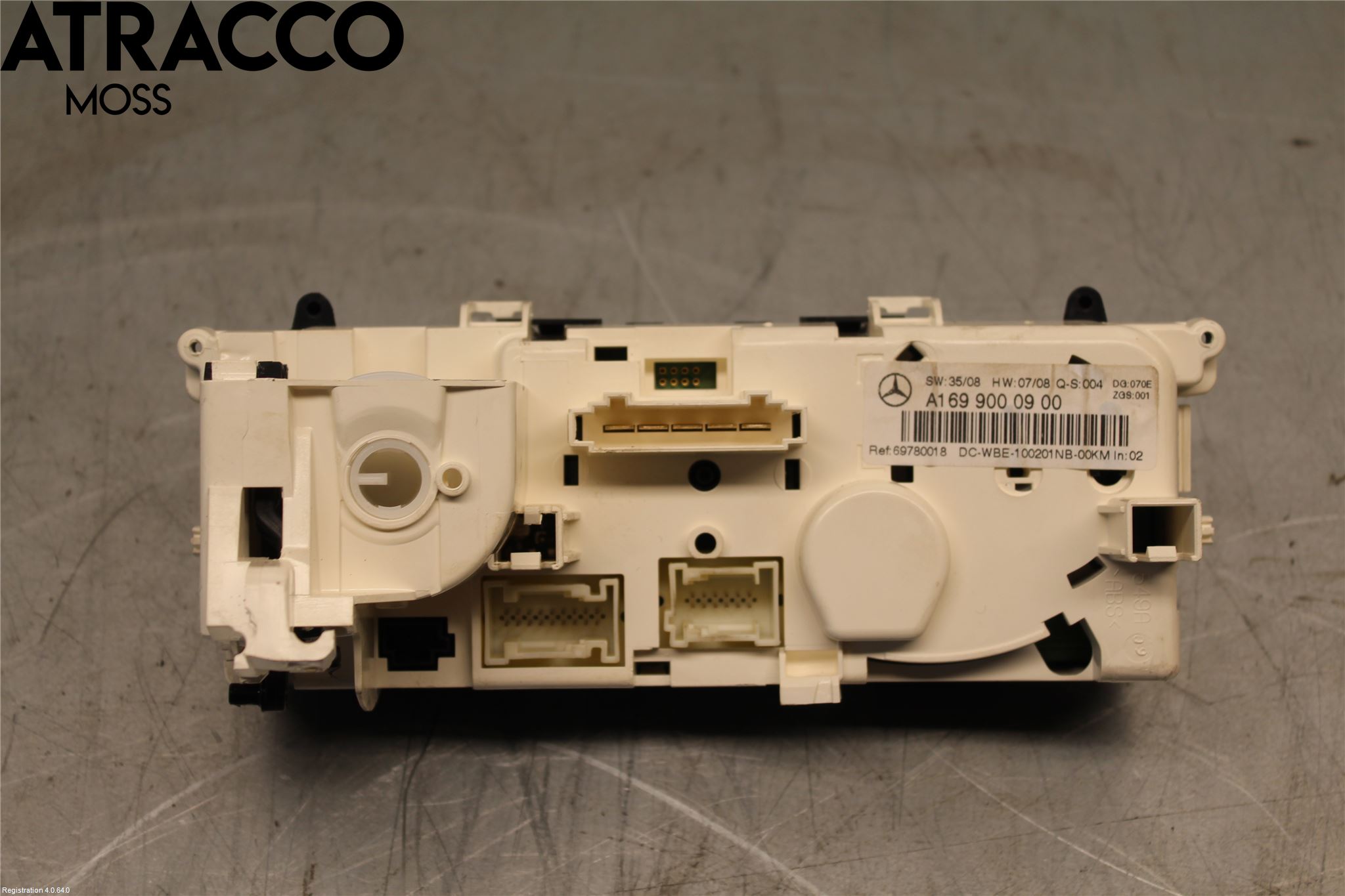Mercedes-Benz MB A-KLASS (W169) 04-12 Varme Ac Betjening-Display