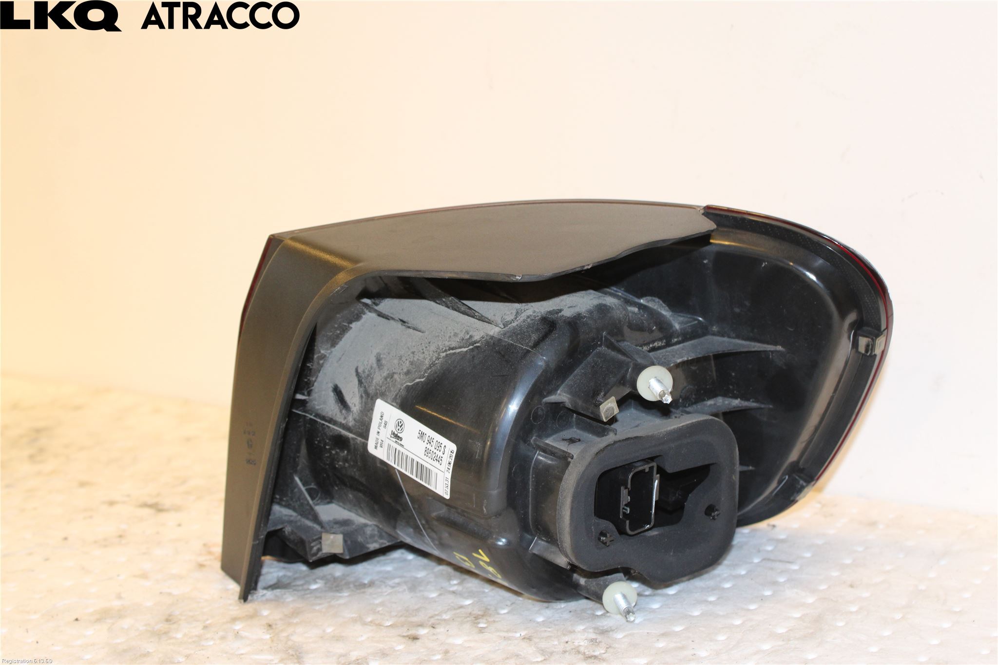 Volkswagen VW GOLF PLUS/CROSS GOLF 04-14 Baklykt Venstre