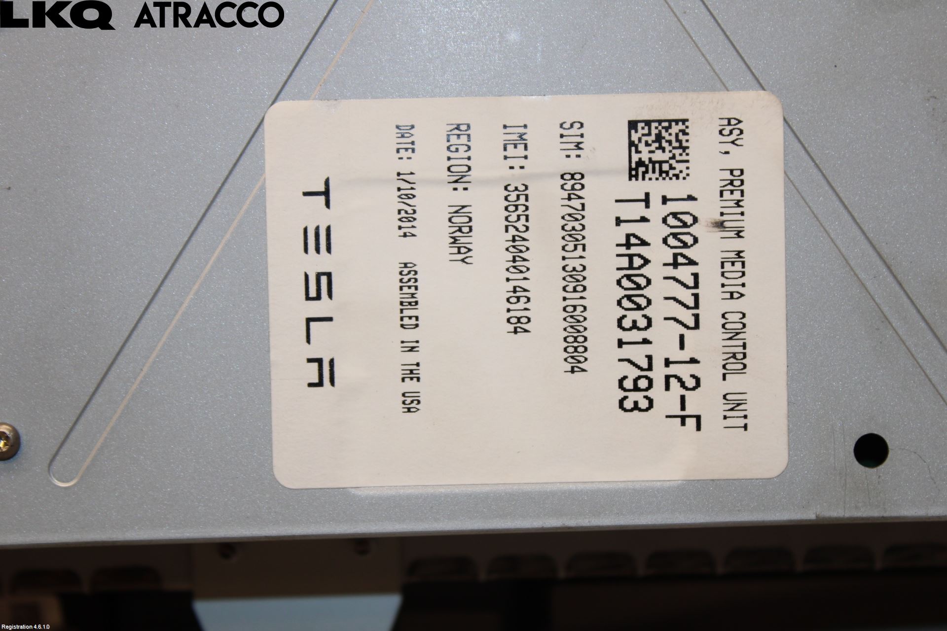 Tesla MODEL S 13- Multifunktionsdisplay