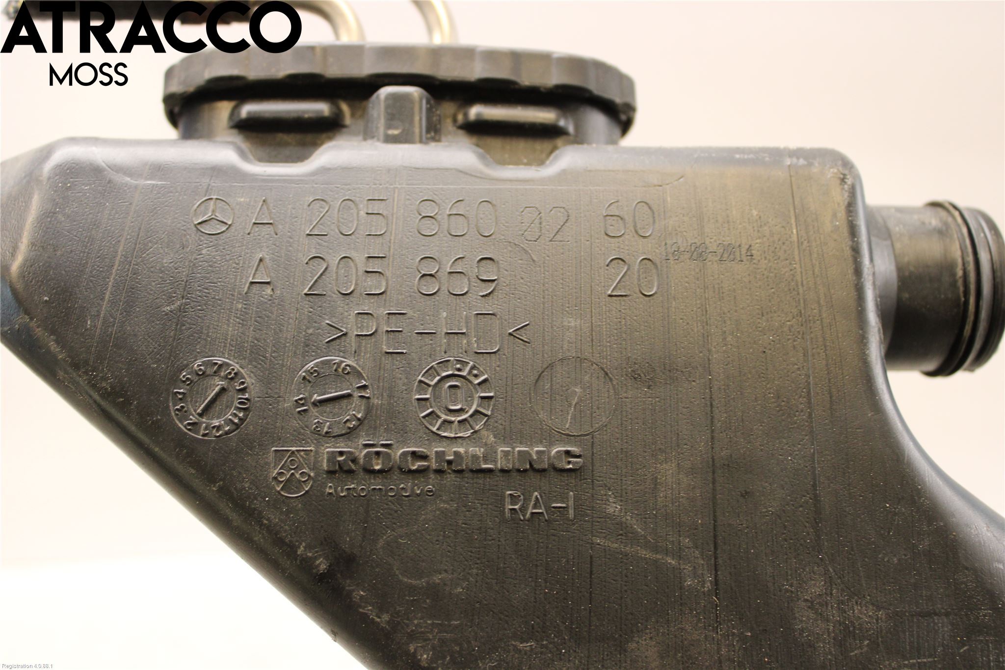 Mercedes-Benz MB C-KLASS (W205) 14-21 Spylerbeholder Frontrute