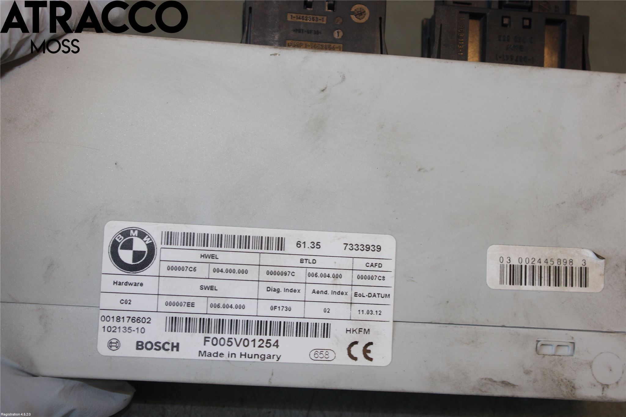 BMW 5 F10/F11/F18 09-17 Styreenhet Bakluke