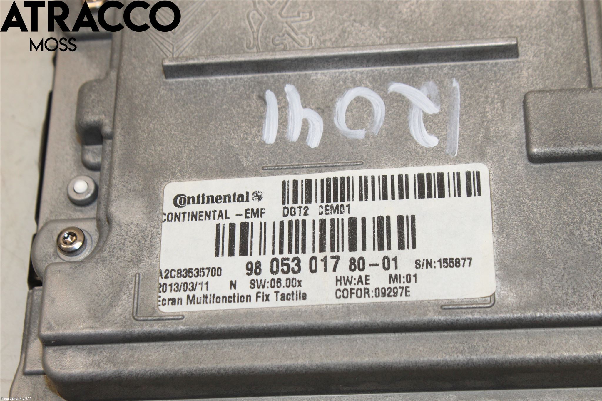 Peugeot 208 12-15 Multifunktionsdisplay