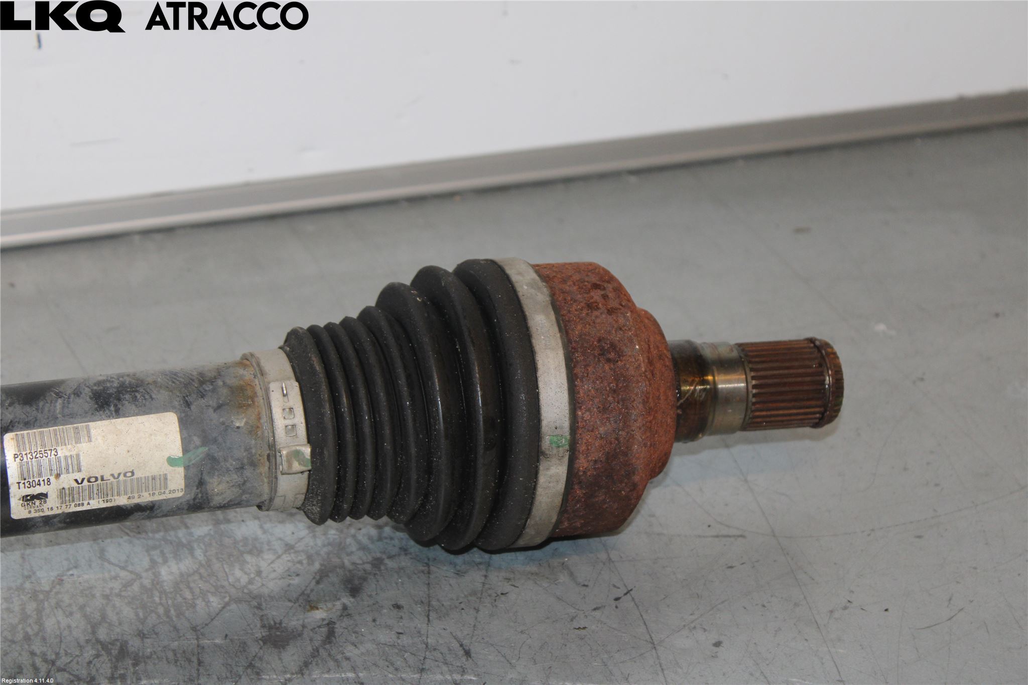 Volvo XC60 09-13 Drivaksel Foran Kompl Venstre