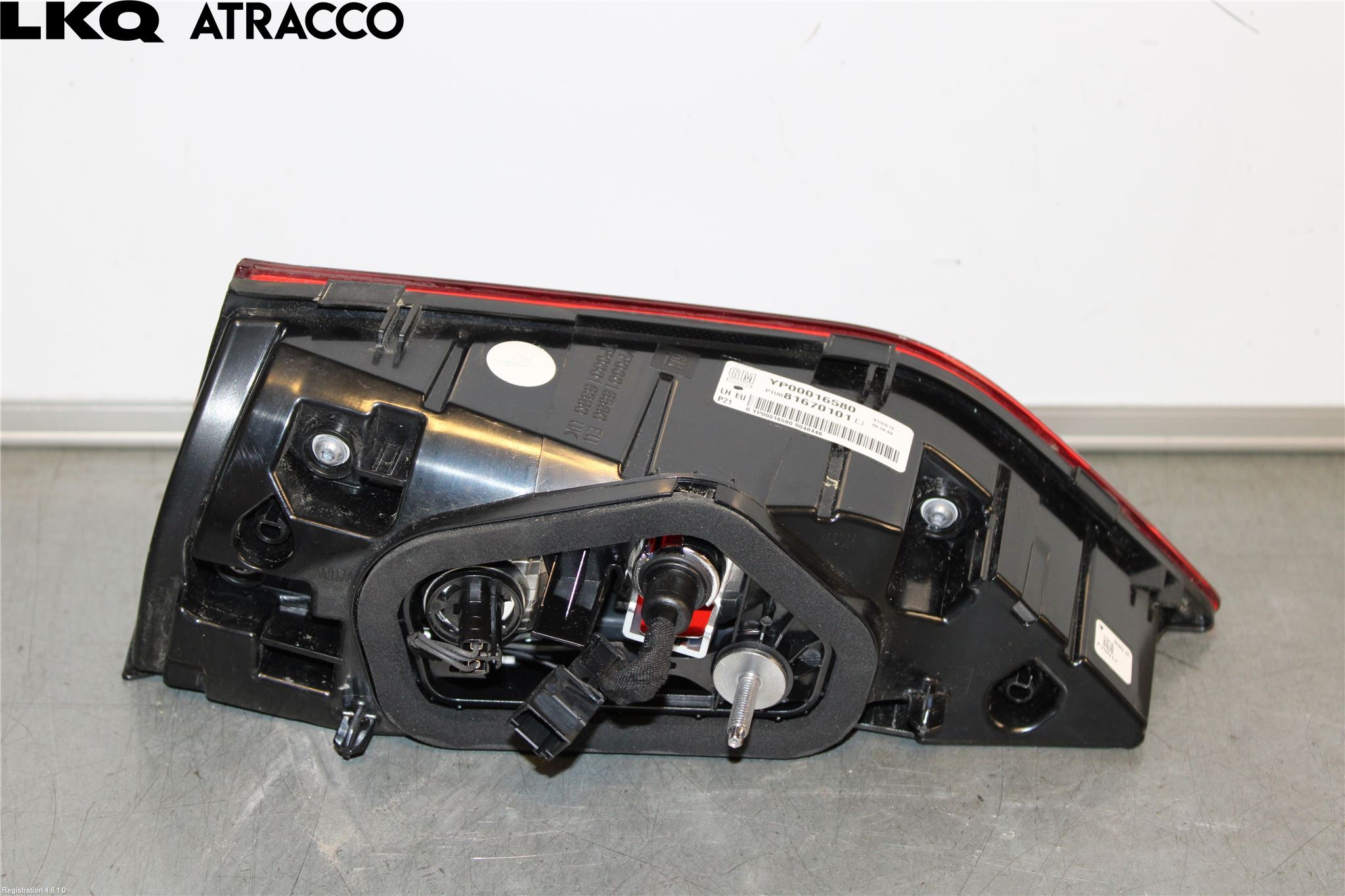 Opel GRANDLAND X 18- Baklykt Venstre  På Luke(Indre