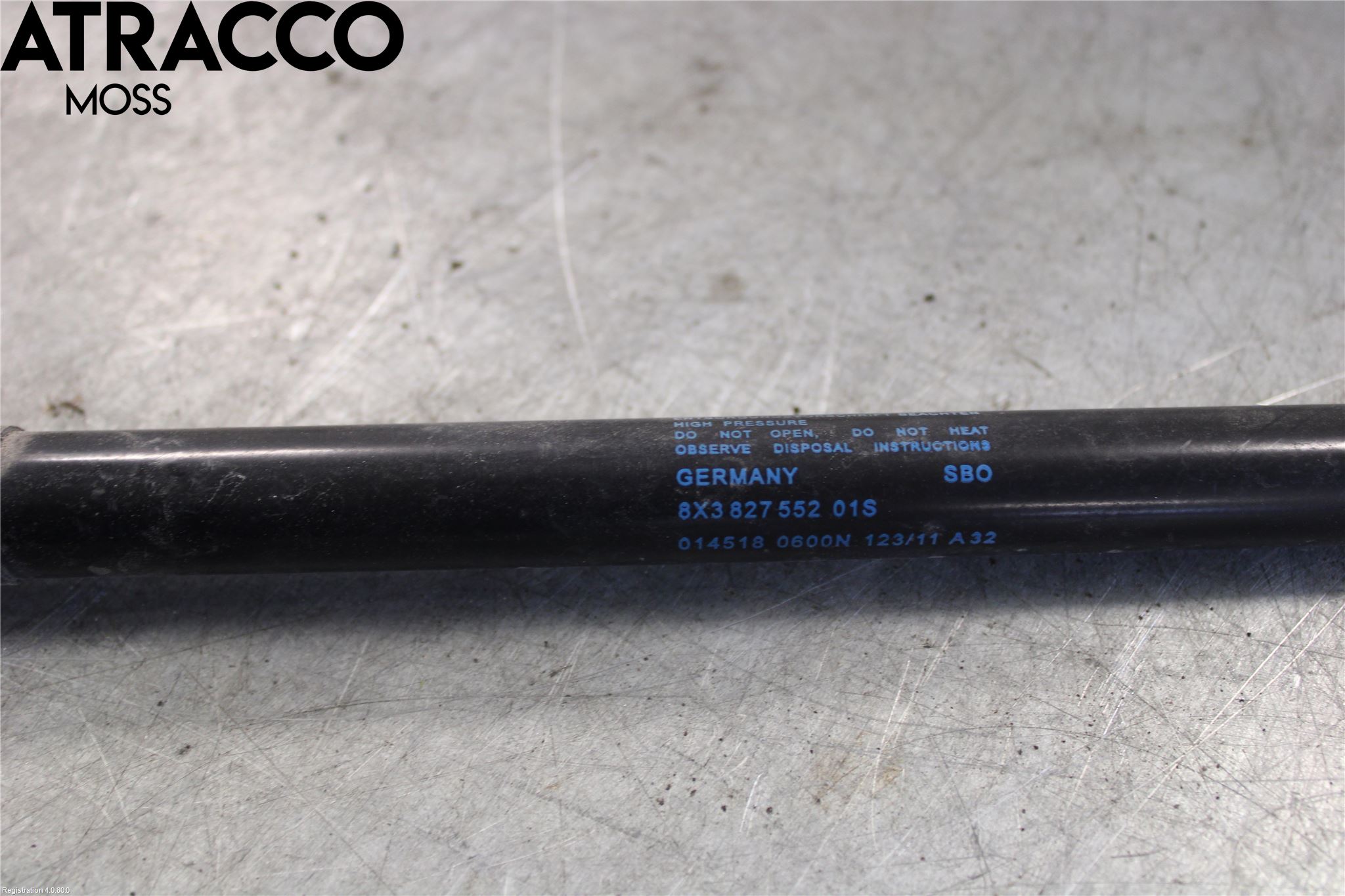 Audi A1/S1 11-18 Bakluke Demper-Gassfjær