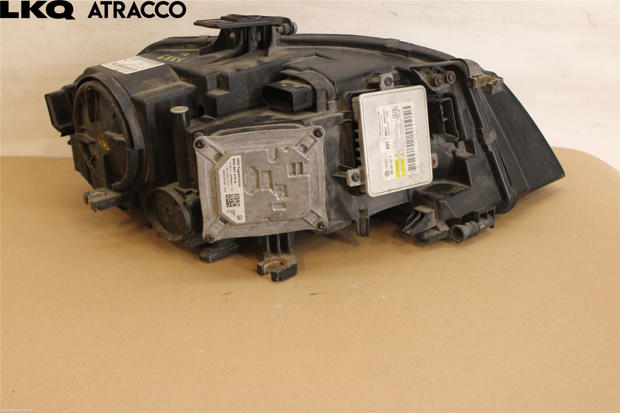 Audi A4/S4 08-11 Frontlykt Venstre