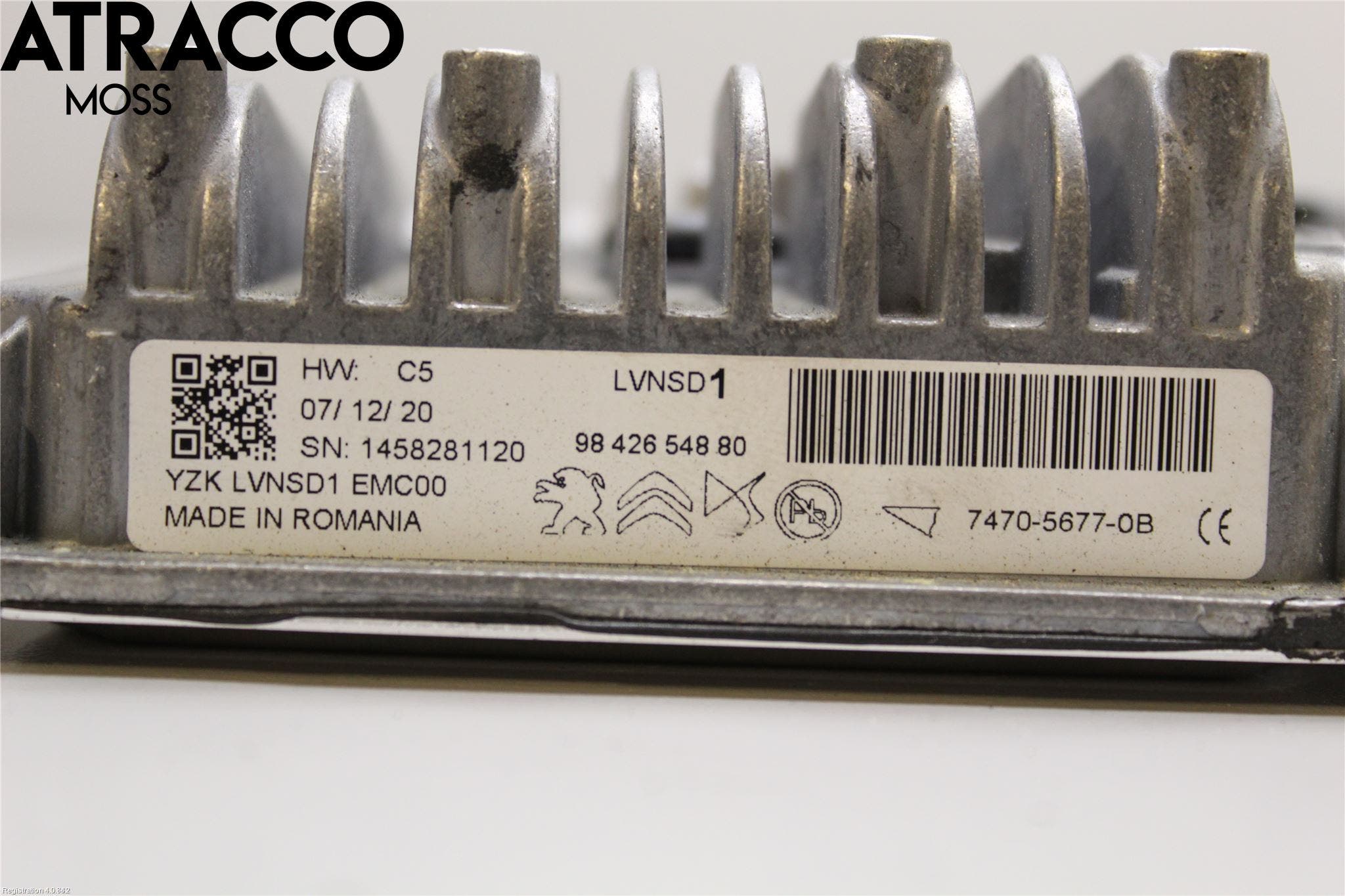 Peugeot 2008/E-2008 20- Styreenhet Øvrig