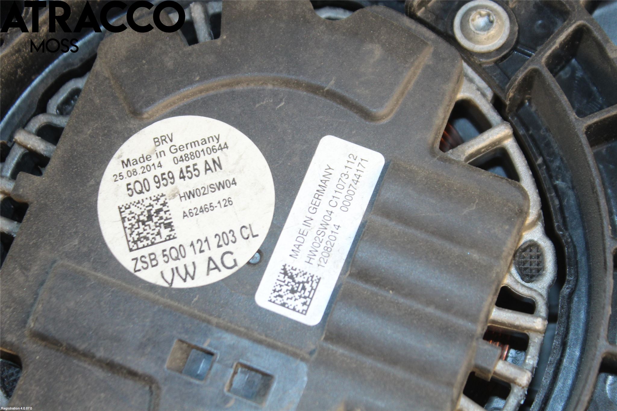 Volkswagen VW GOLF / E-GOLF VII 13-20 Kjølevifte Elektrisk