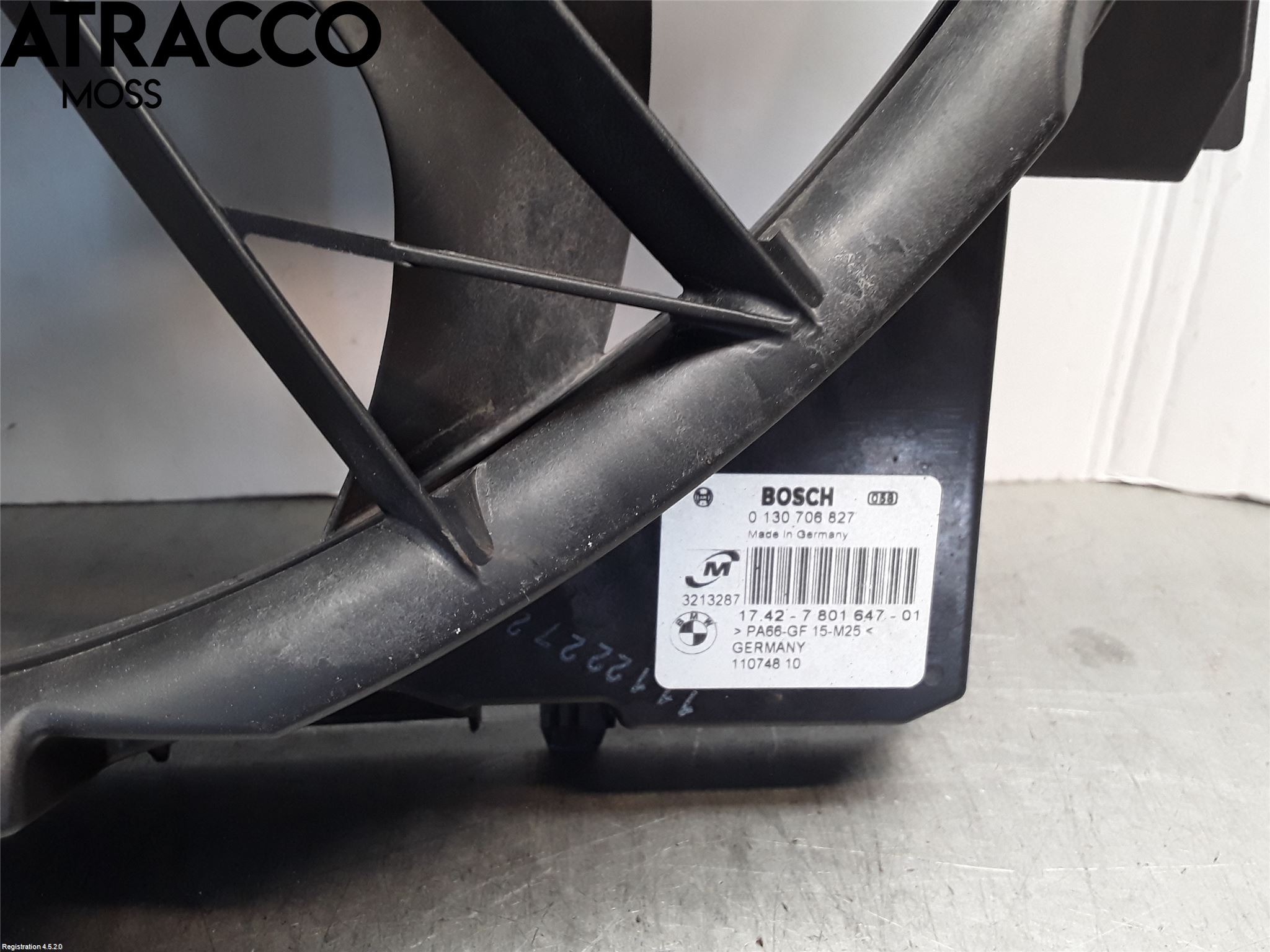 BMW X1 E84 10-15 Kjølevifte Elektrisk