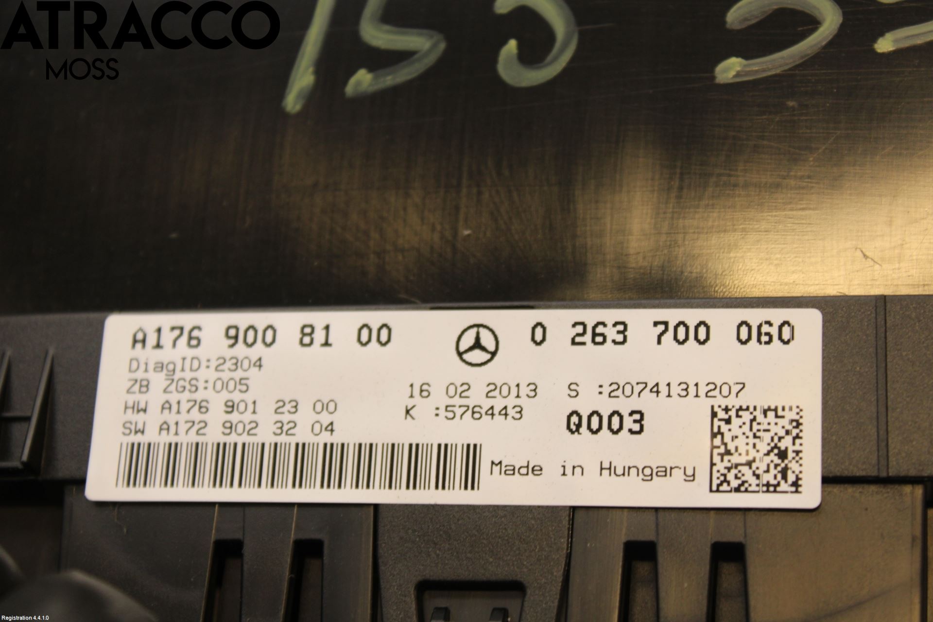 Mercedes-Benz MB A-KLASS (W176) 13-18 Instr Kombinert