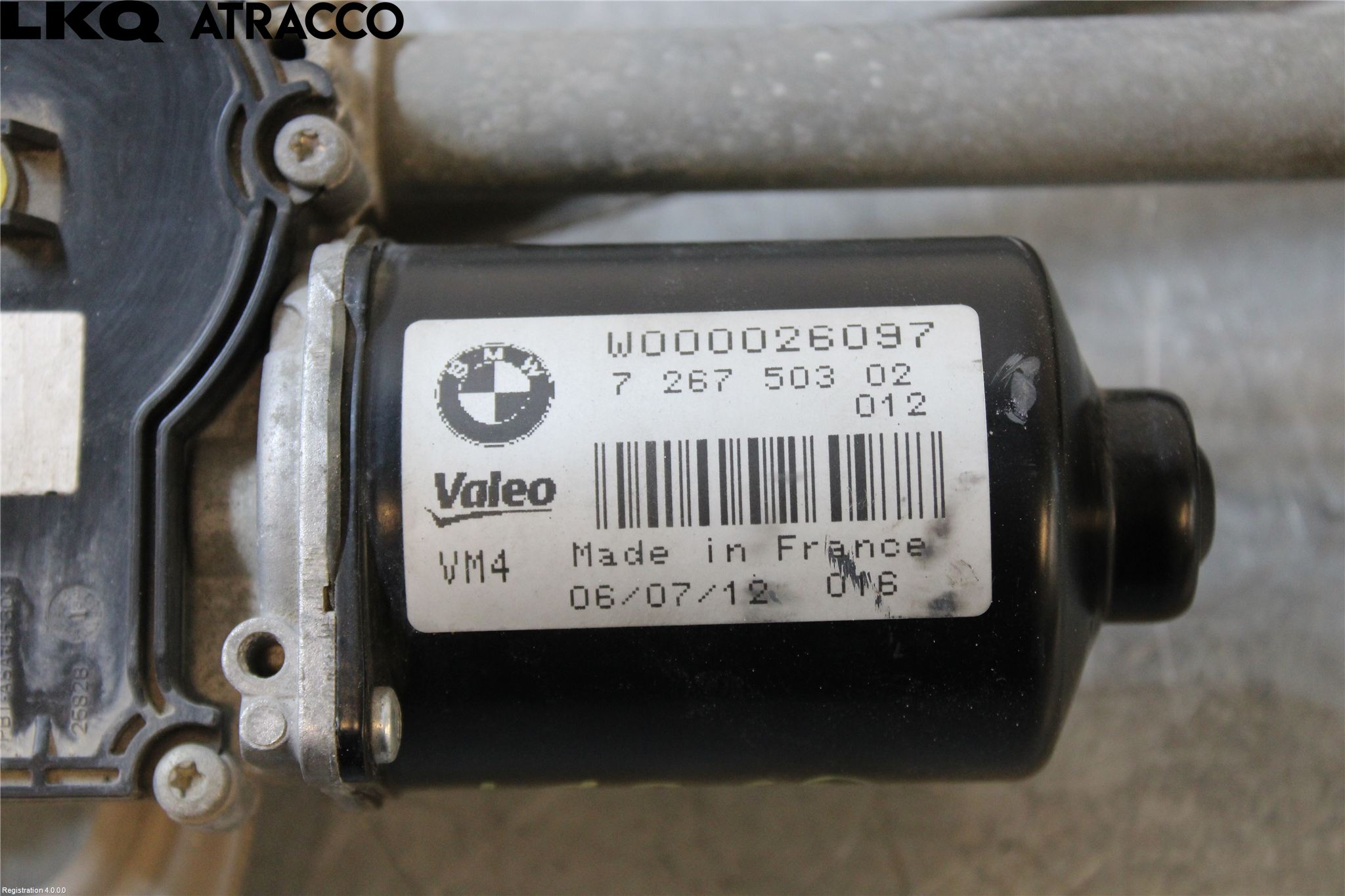 BMW 3 F30/F31/F80 12-19 Viskermotor Frontrute