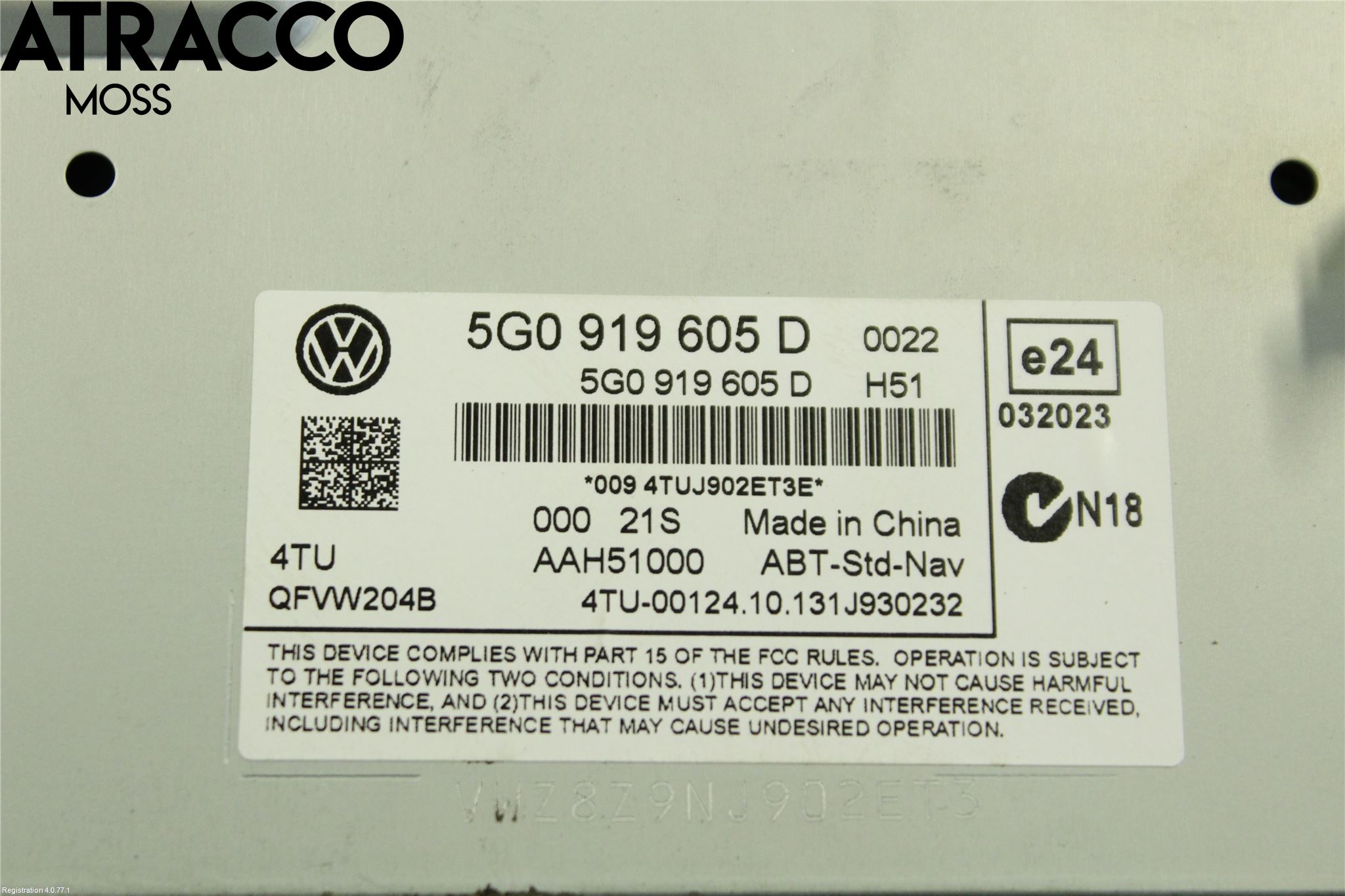 Volkswagen VW GOLF / E-GOLF VII 13-20 Multimedia Övrigt