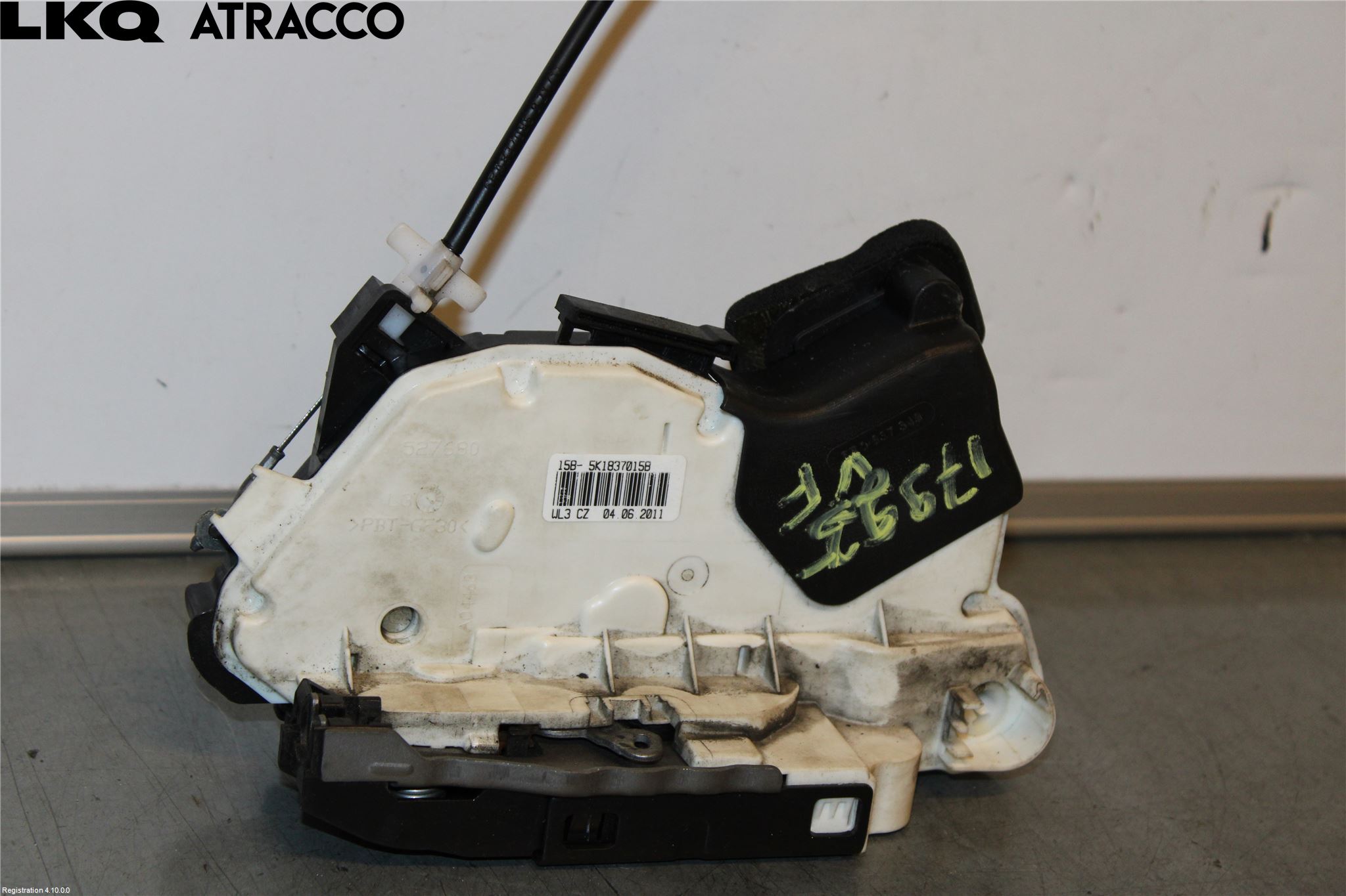 Volkswagen VW POLO 10-17 Dørlås - Låsekasse