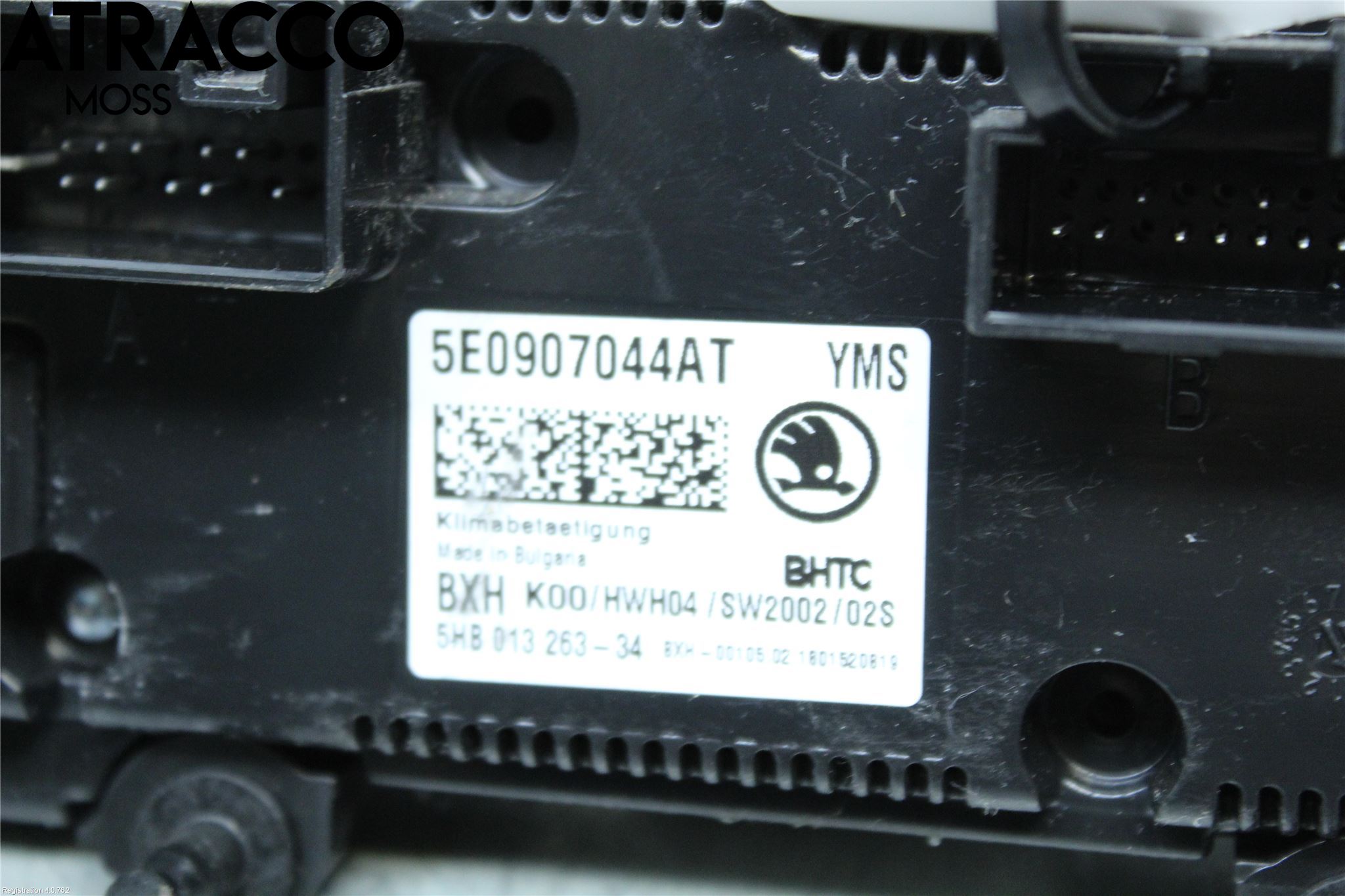 Skoda OCTAVIA (5E) 13-20 Varme Ac Betjening-Display