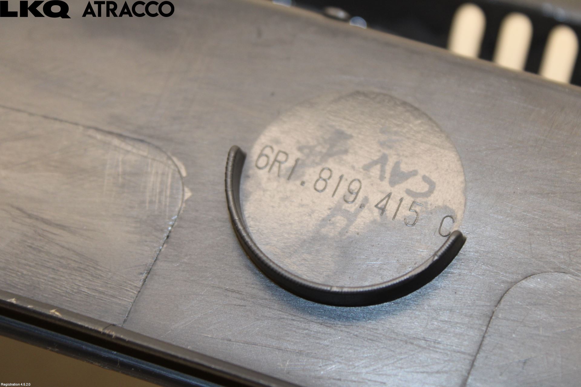 Volkswagen VW POLO 10-17 Visker Deksel-Grill-Under Frr