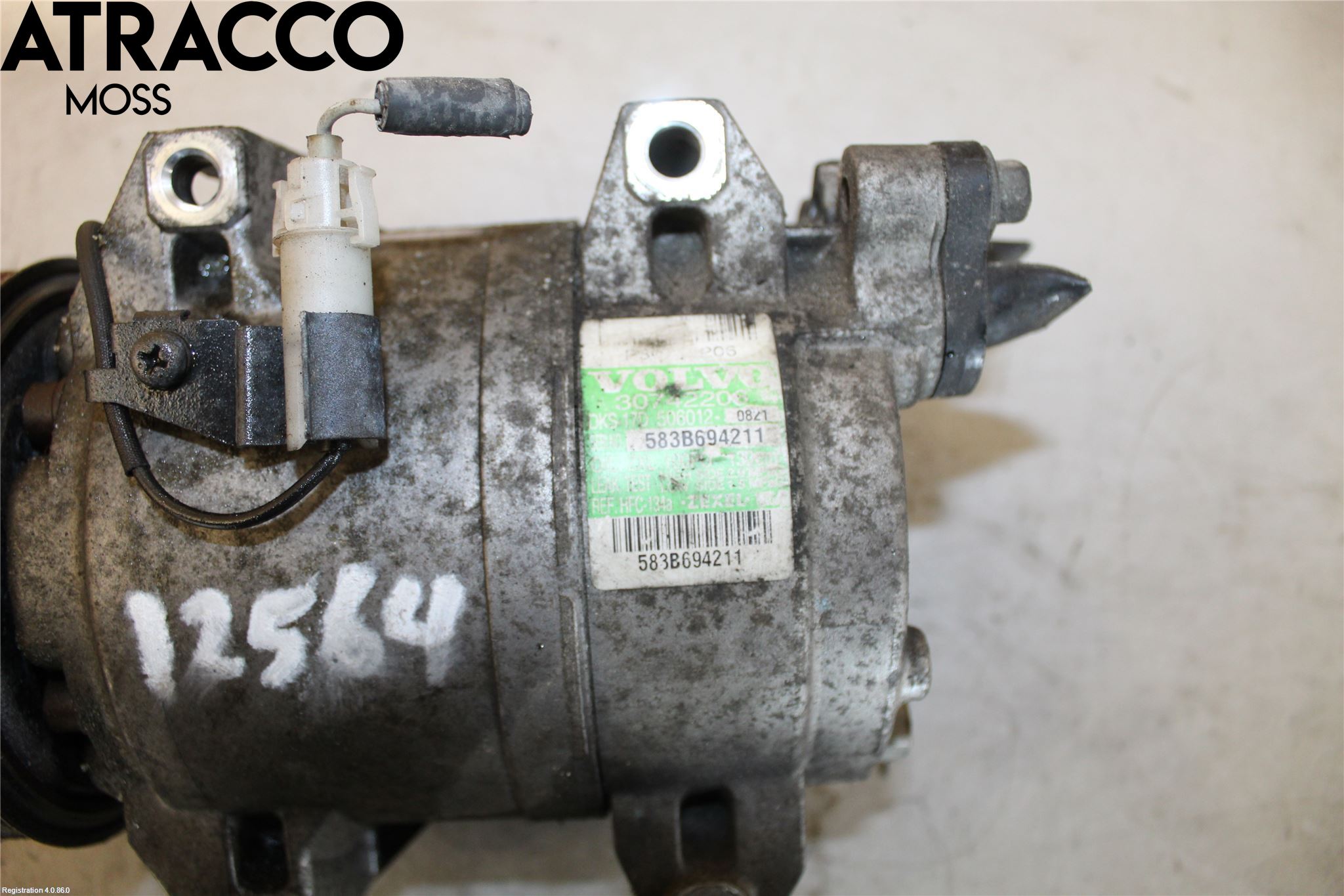 Volvo XC90 03-06 Varme Ac Kompressor