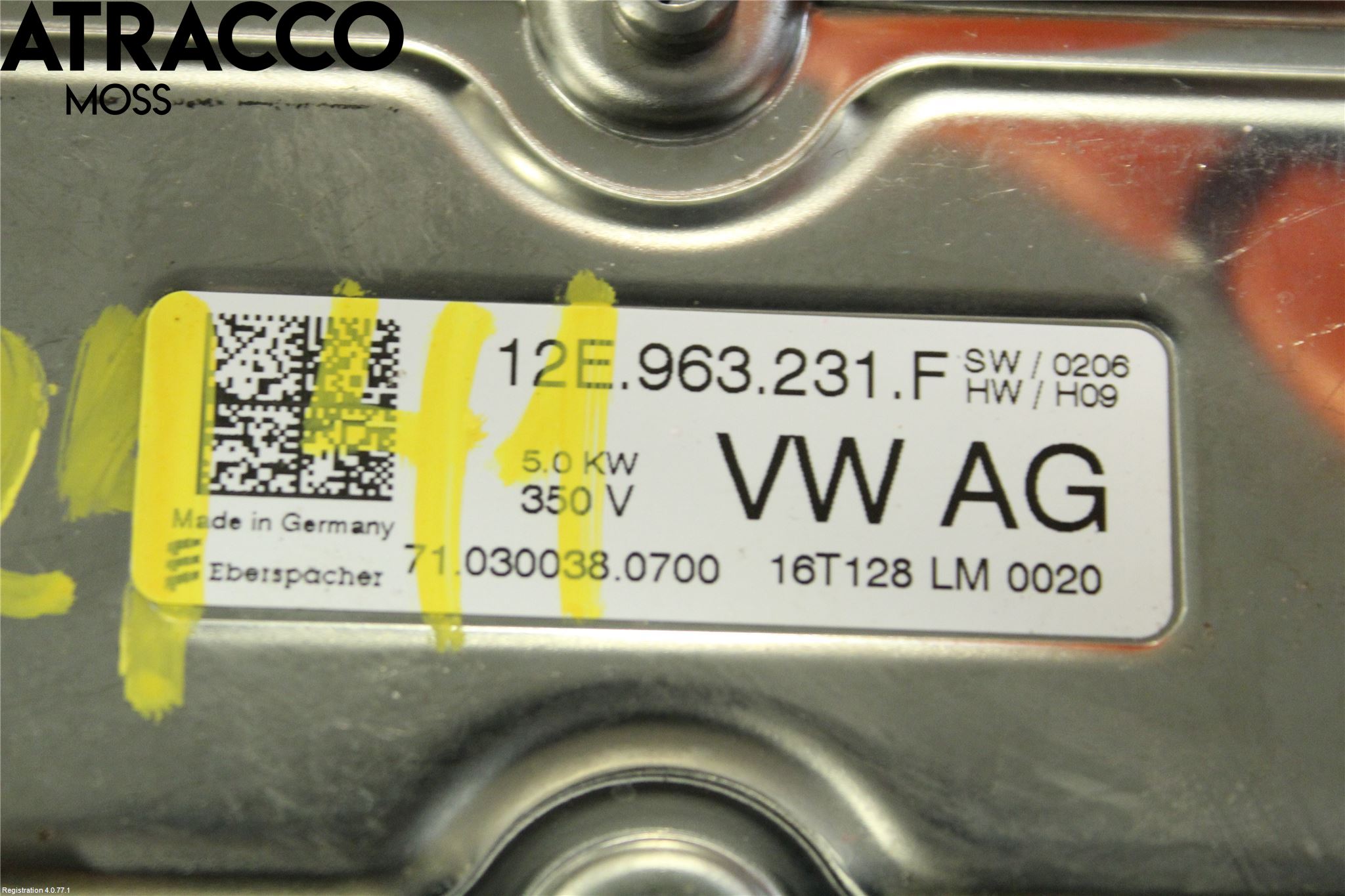 Porsche CAYENNE 03- Motorvarmer Elektrisk