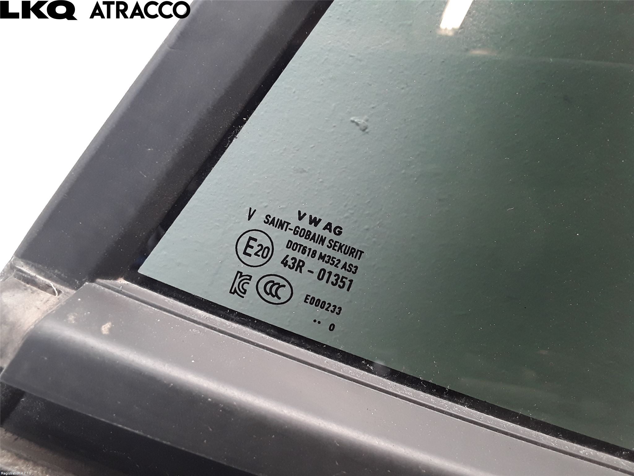 Volkswagen VW ID.3 21- Dørrute Bak Vens Trekant 4D