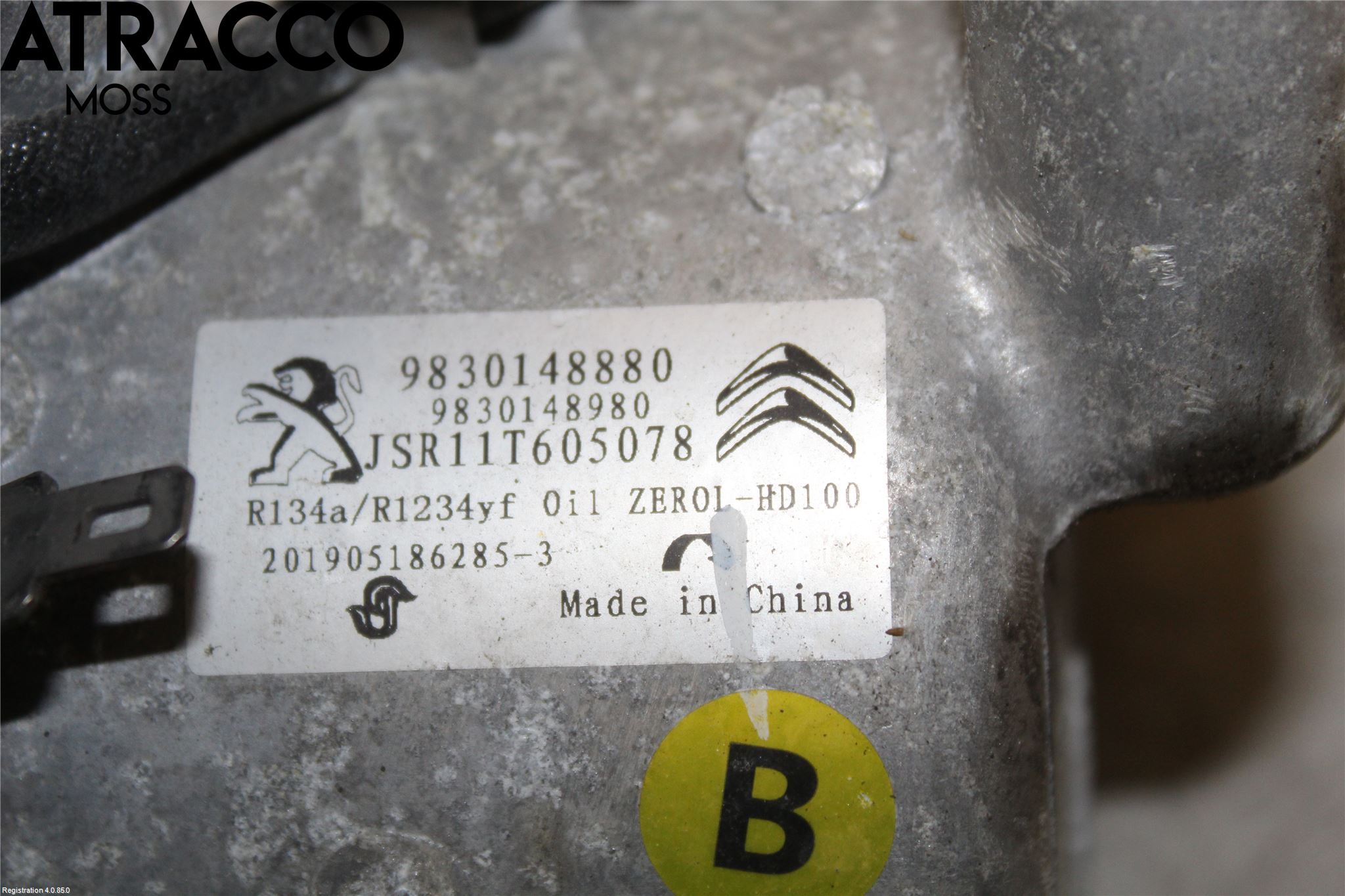 Opel VIVARO 20- Varme Ac Kompressor