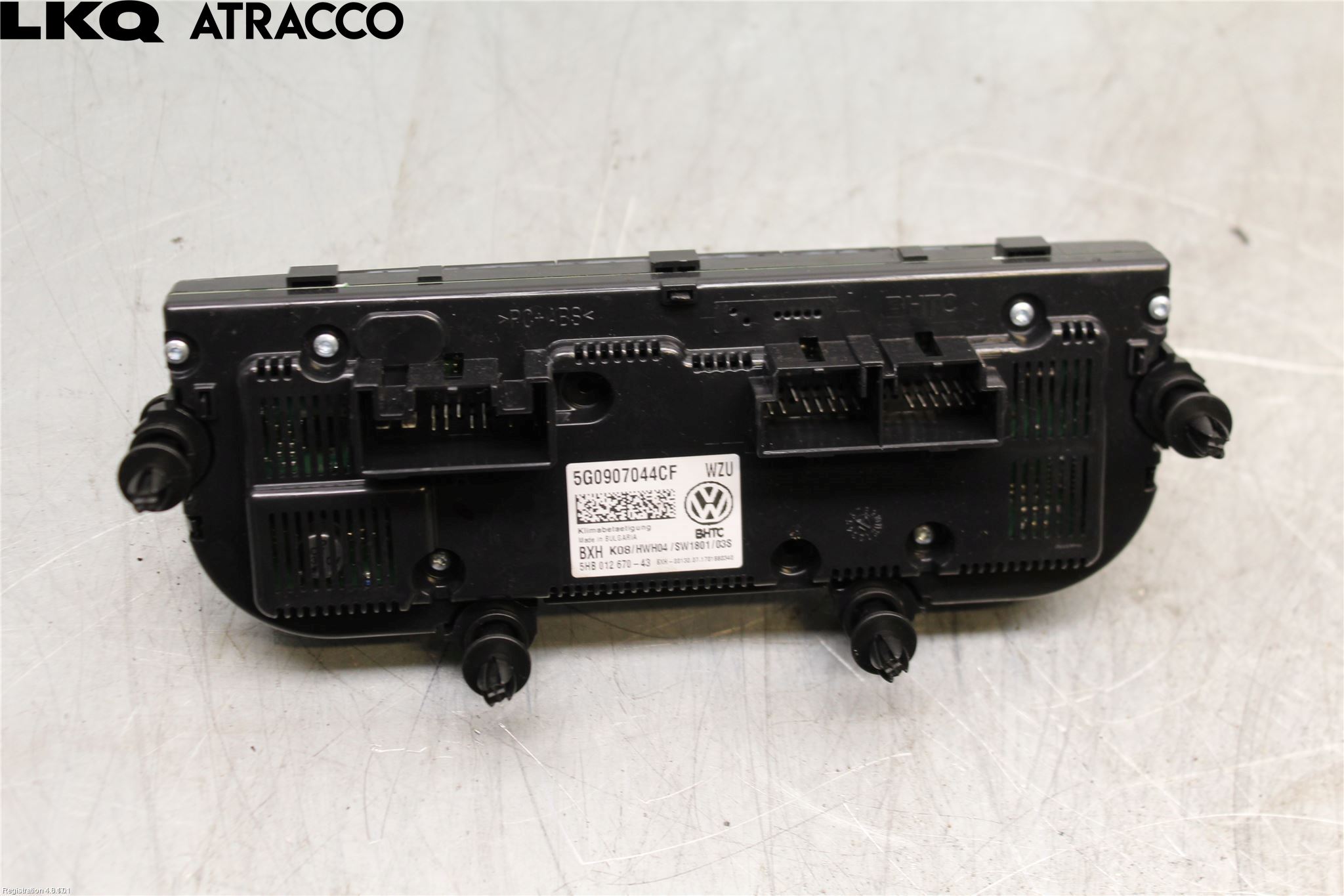Volkswagen VW GOLF / E-GOLF VII 13-20 Varme Ac Betjening-Display