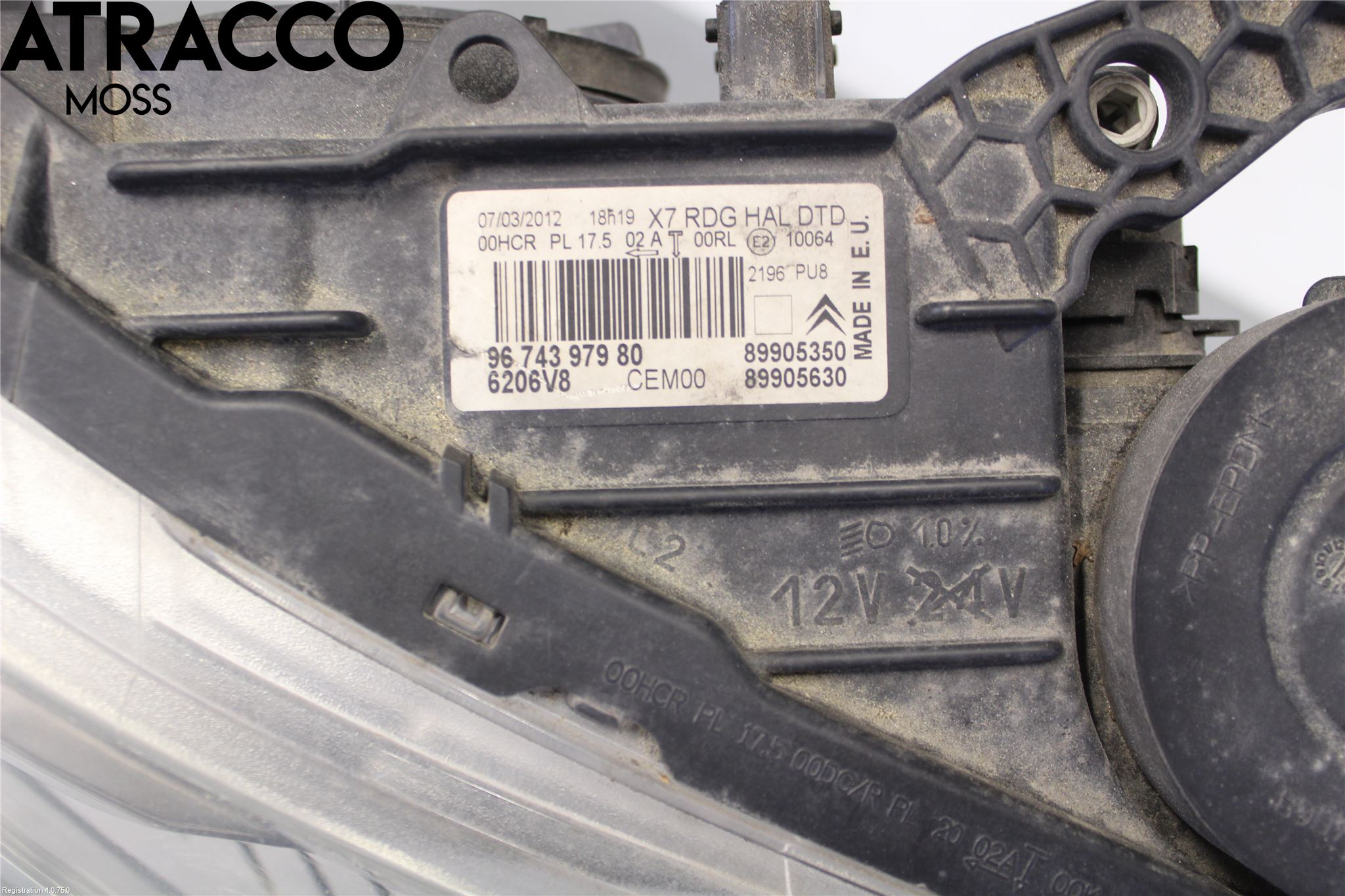 Citroen C5 08-17 Frontlykt Høyre