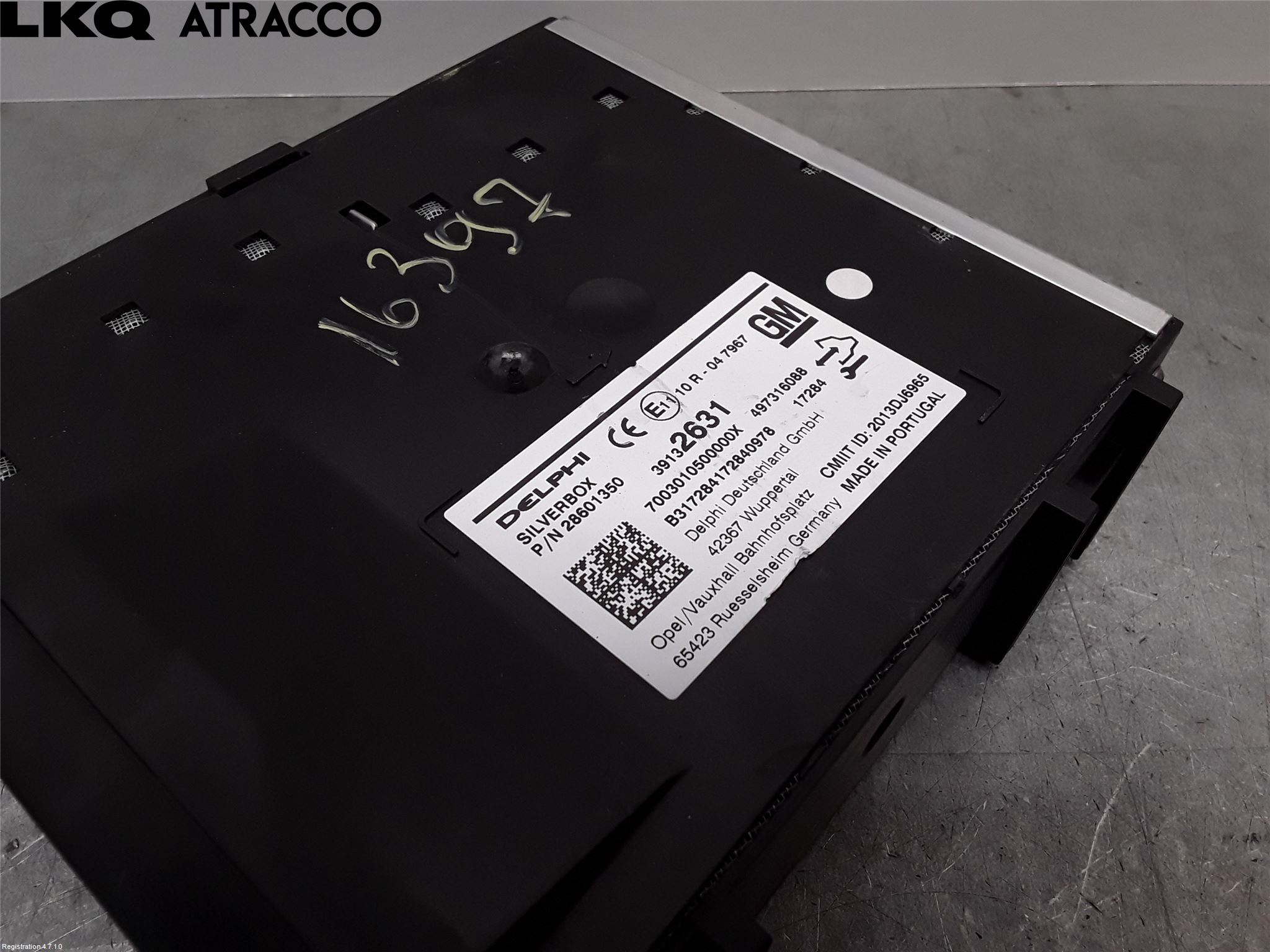 Opel INSIGNIA 17- Styreenhet Øvrig