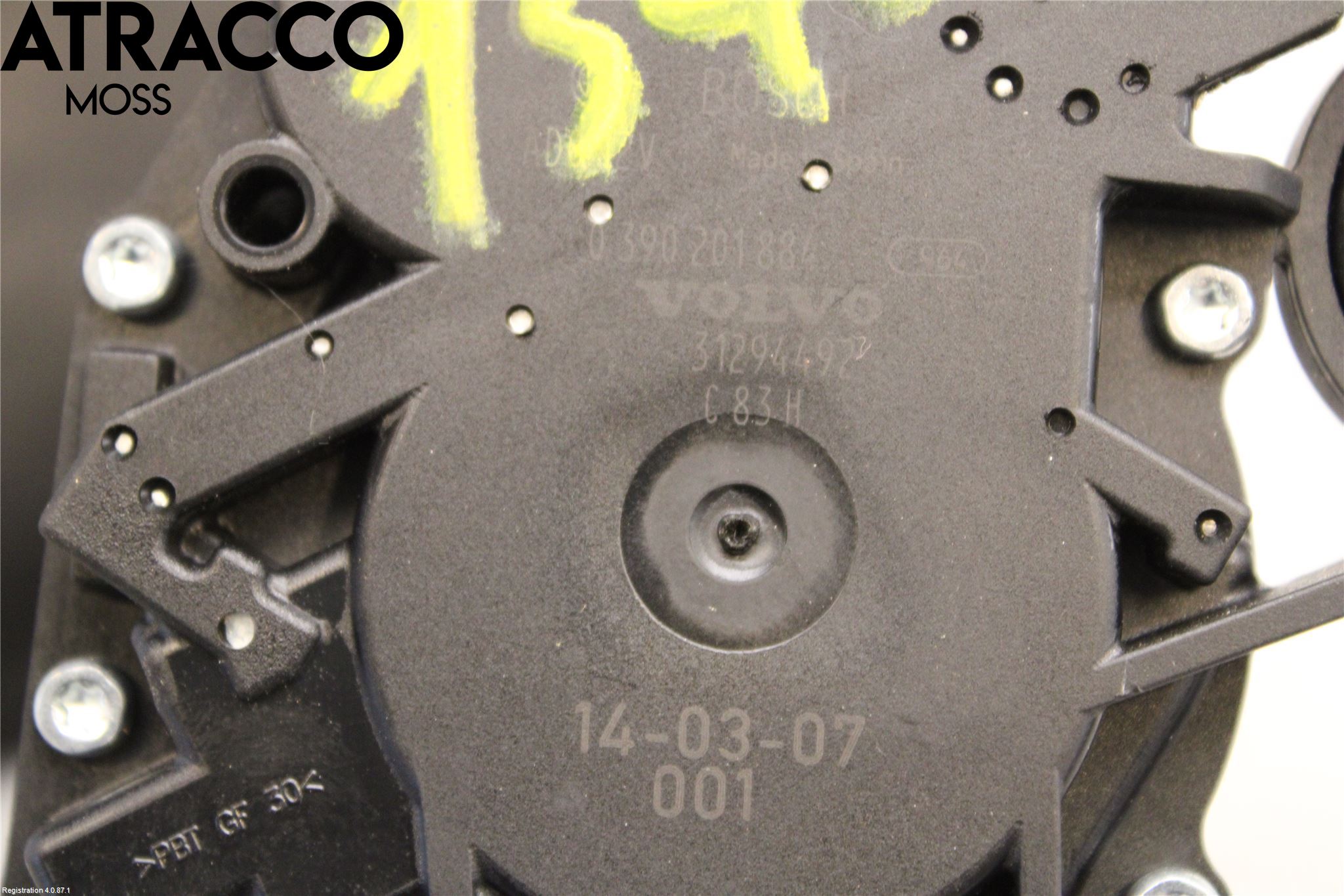 Volvo V40 12-19 Viskermotor Bakluke