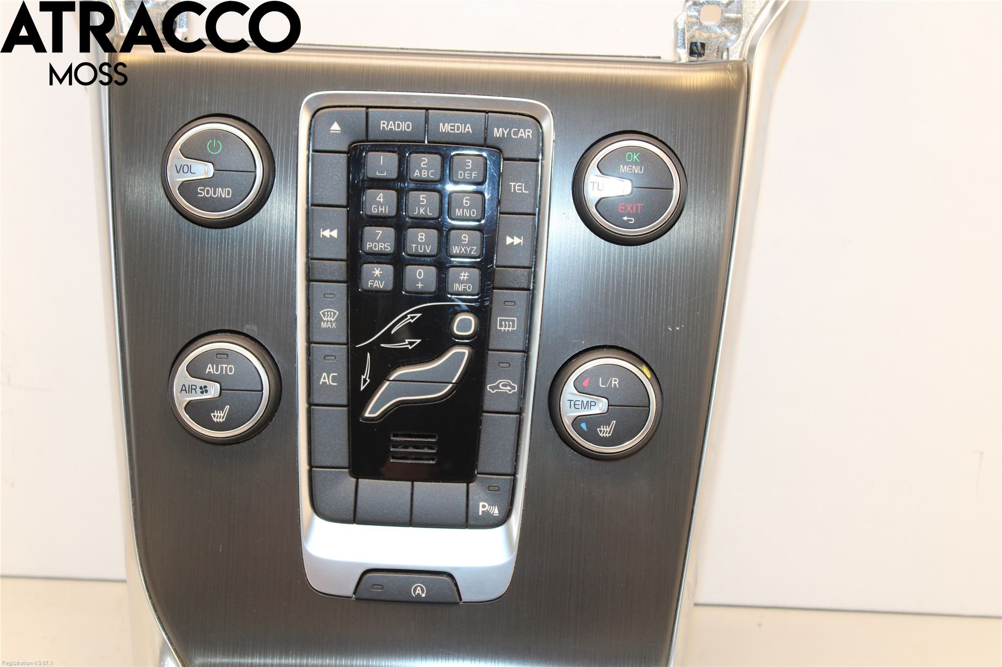 Volvo V40 12-19 Varme Ac Betjening-Display