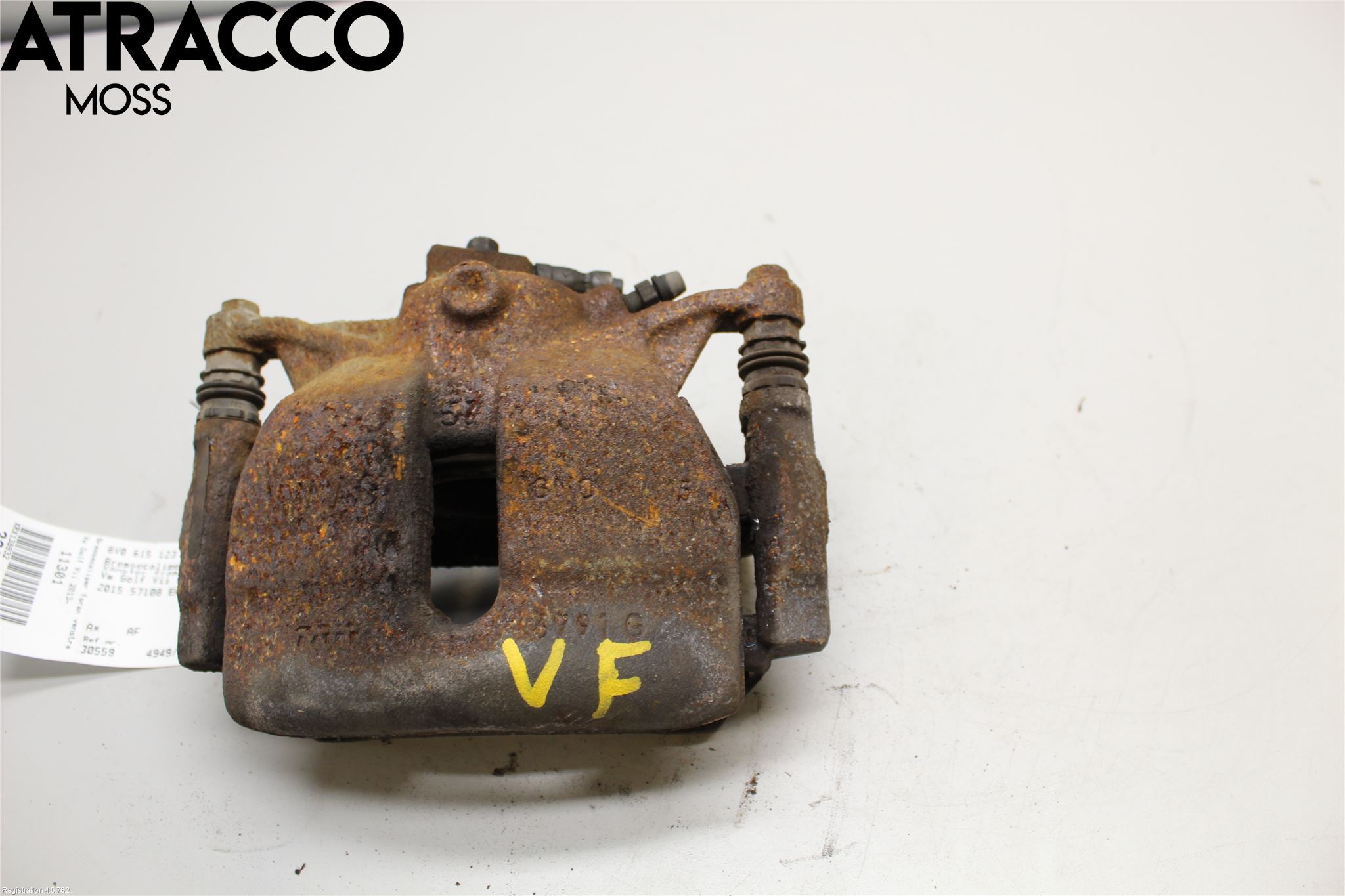 Volkswagen VW GOLF / E-GOLF VII 13-20 Bremsecaliper Foran Venstre