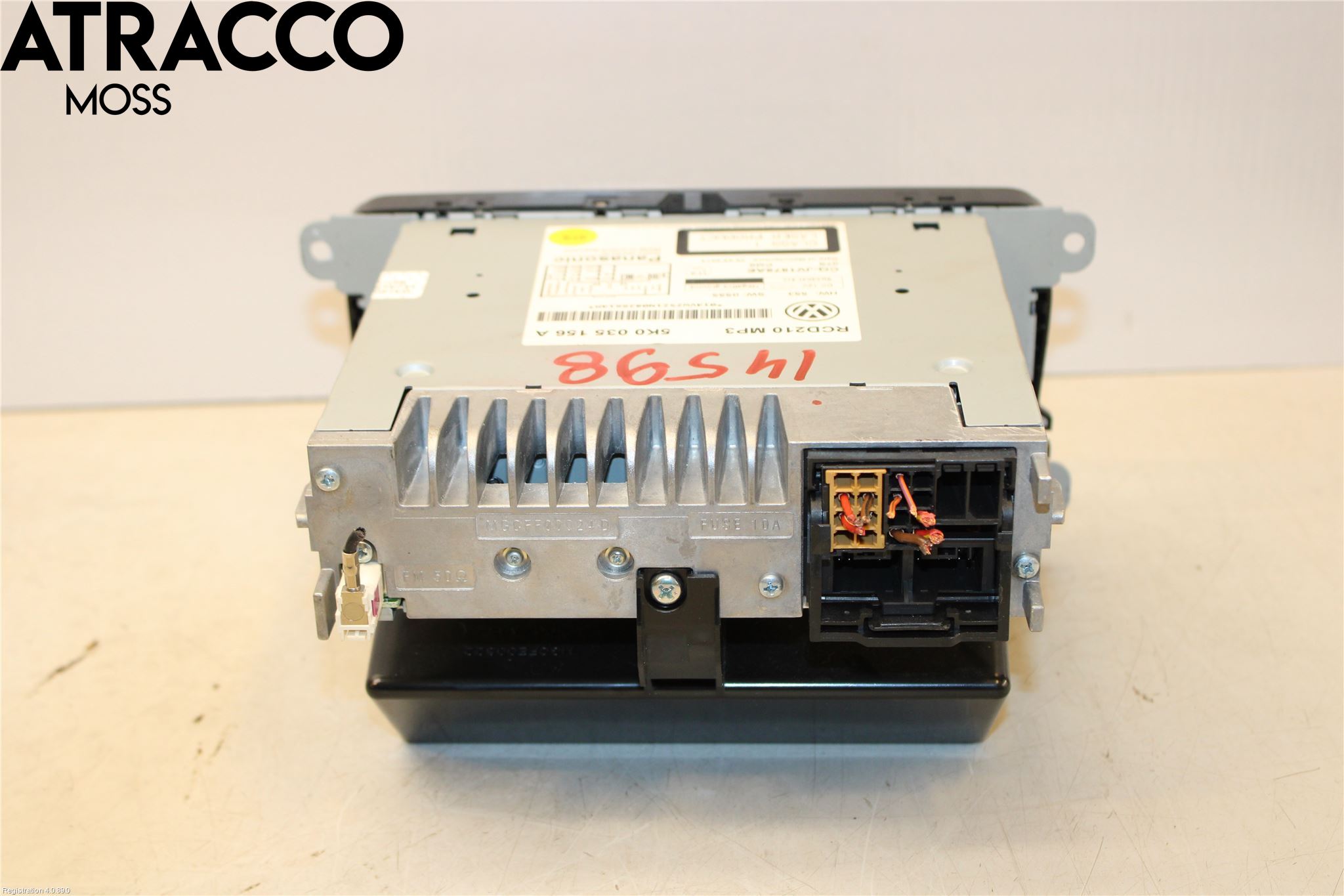 Volkswagen VW CADDY 11-15 Stereo Radio Med Cd