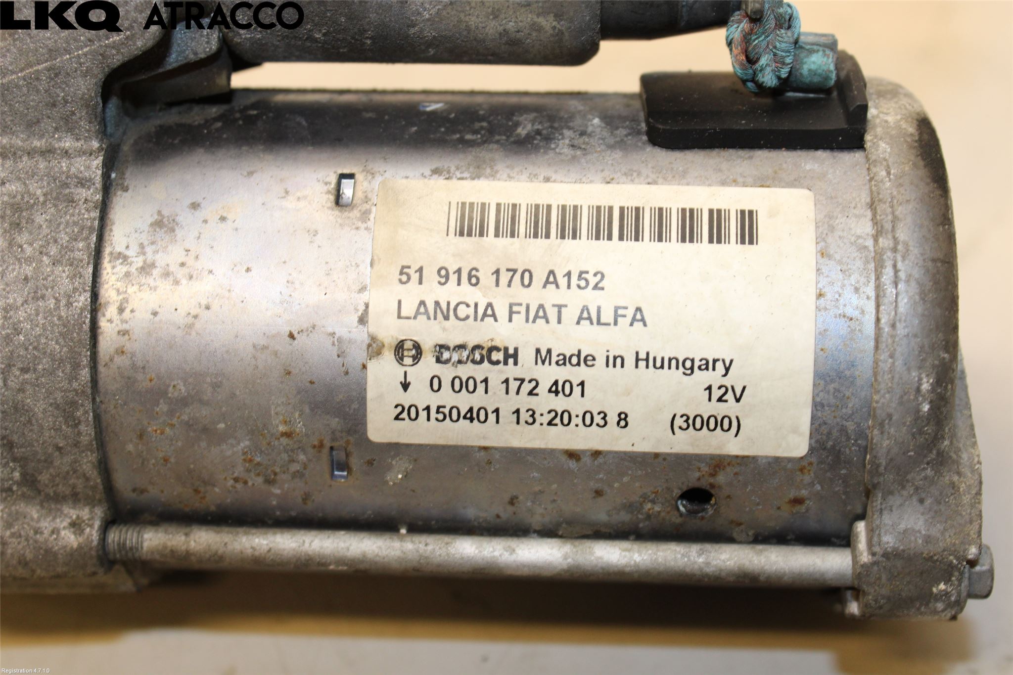 Fiat DOBLO CARGO Startmotor Diesel