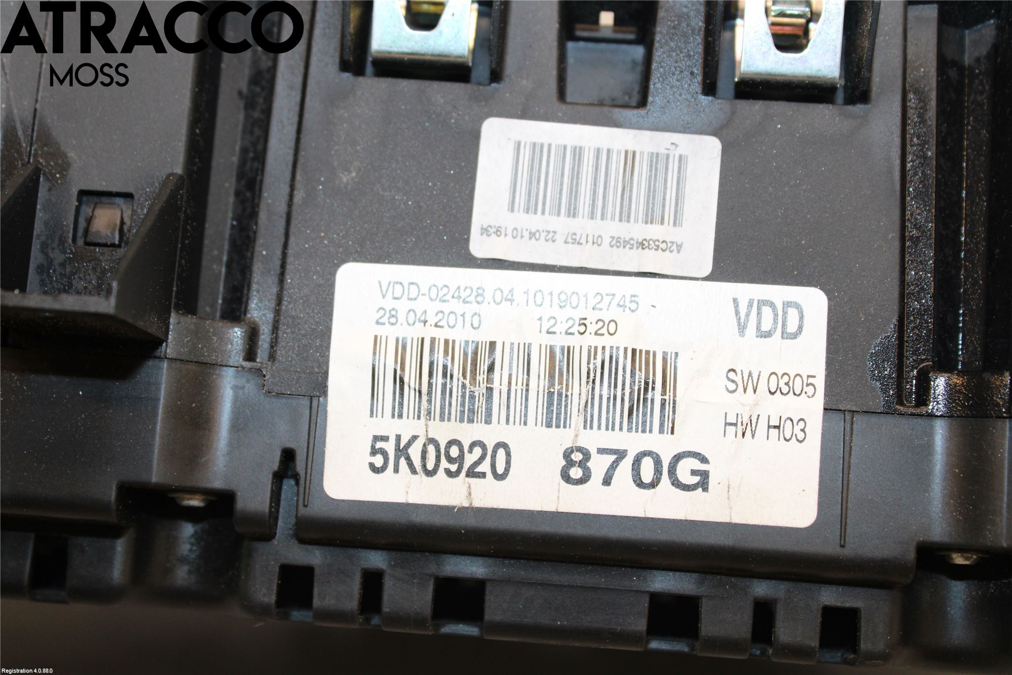 Volkswagen VW GOLF VI 09-13 Instr Kombinert