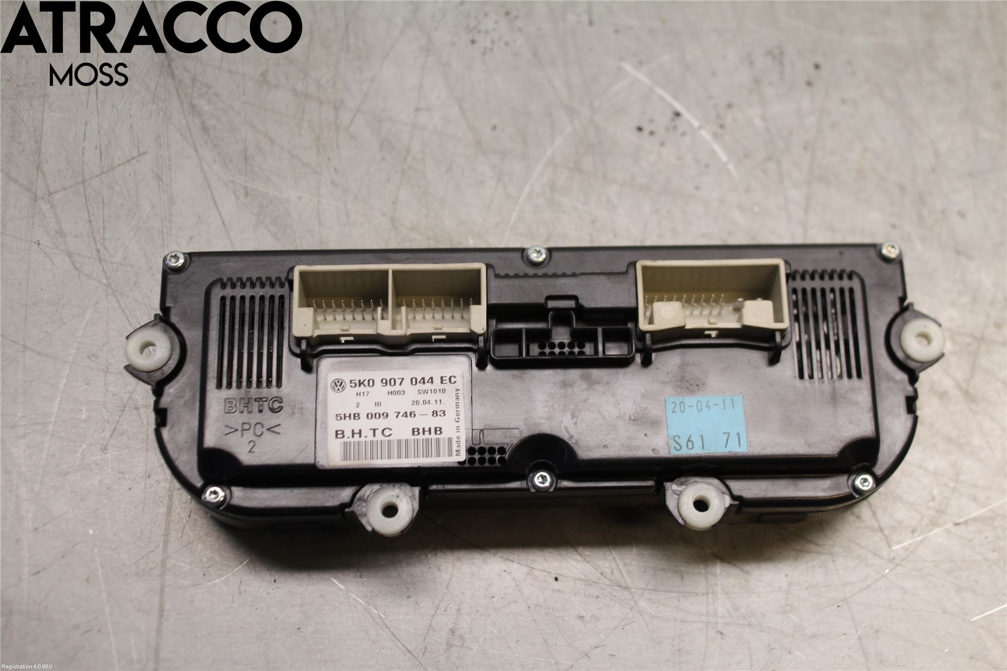 Volkswagen VW TOURAN 10-15 Varme Ac Betjening-Display