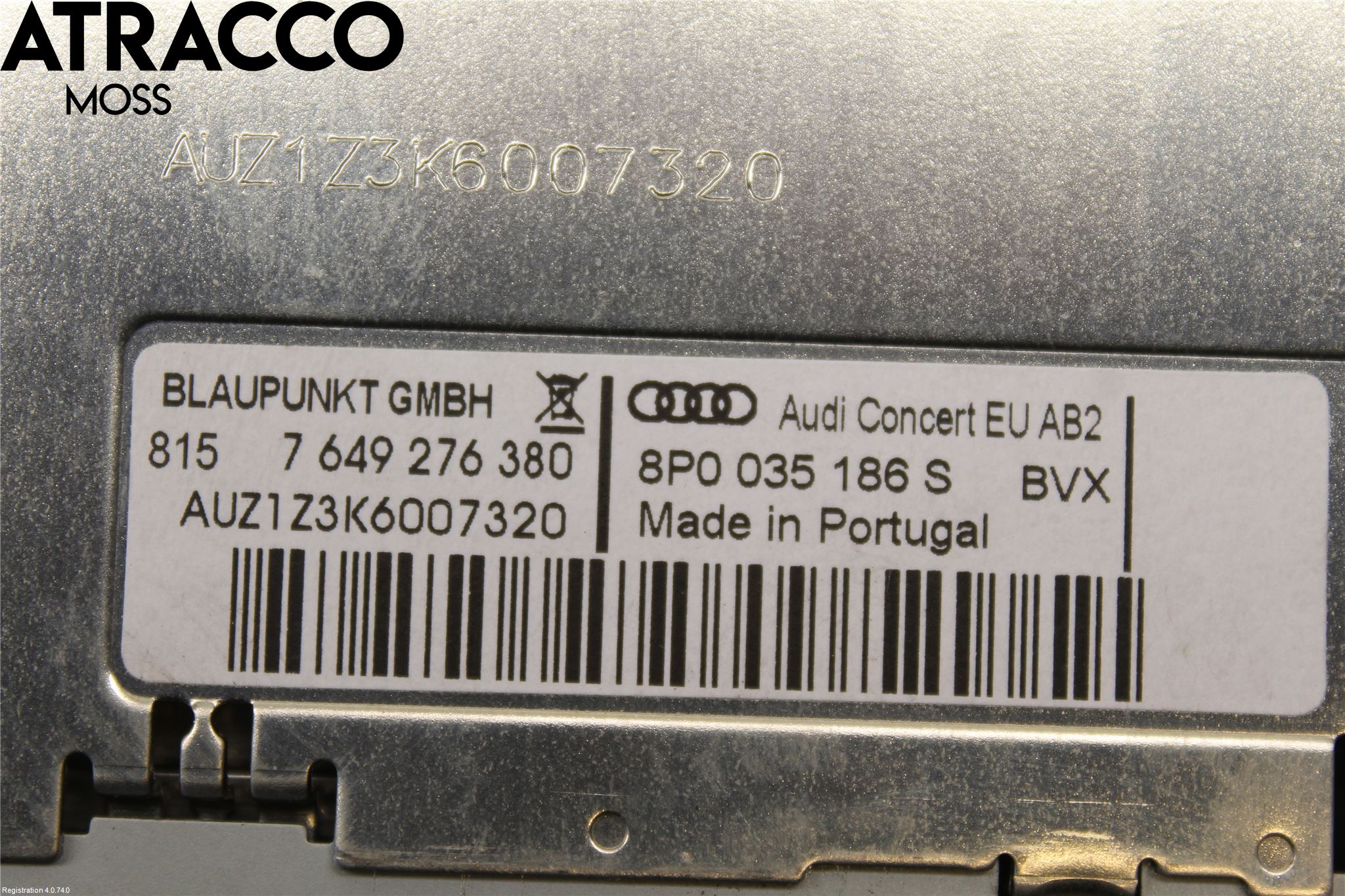 Audi A3/S3 05-13 Stereo Radio Med Cd