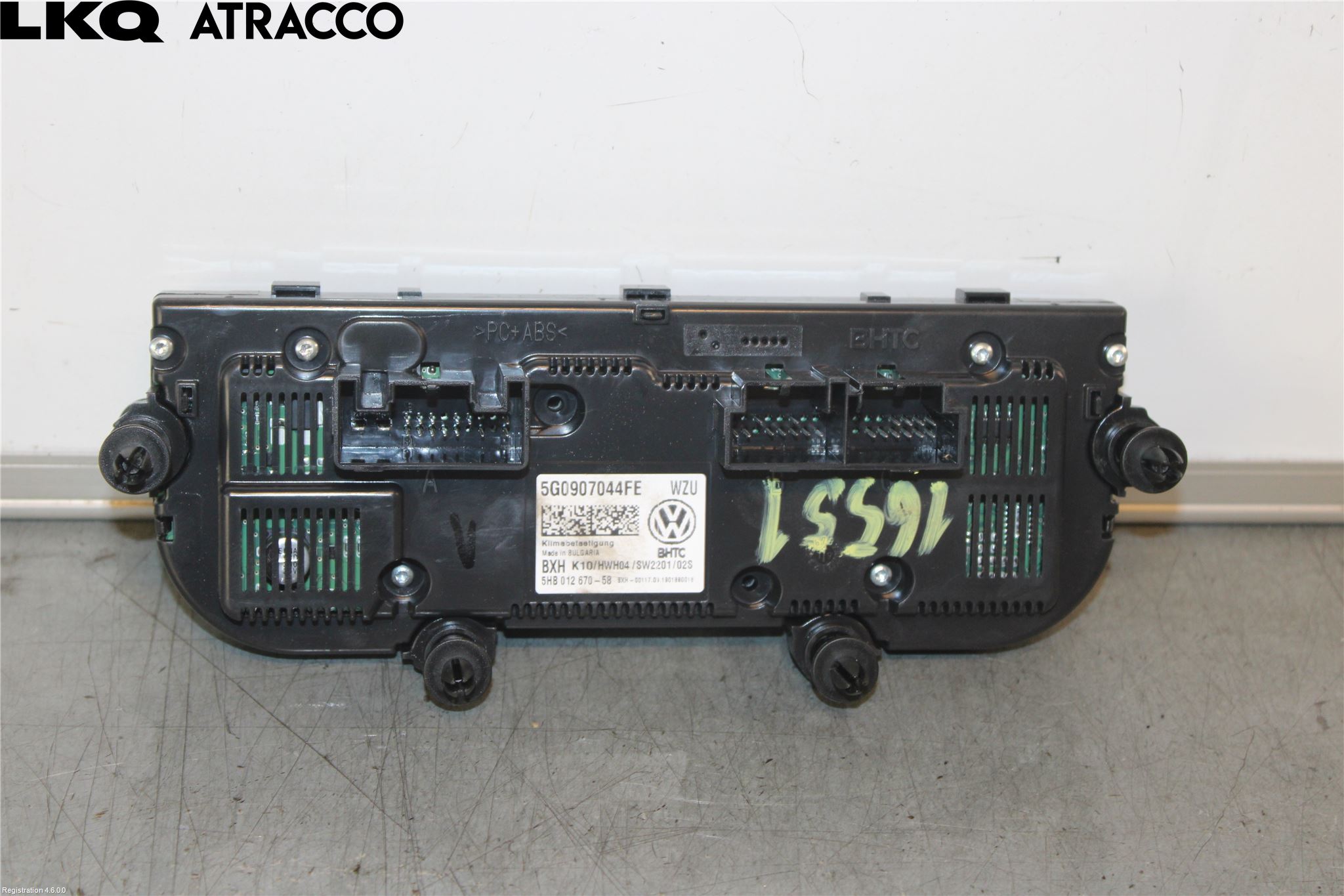 Volkswagen VW T-ROC 18- Varme Ac Betjening-Display